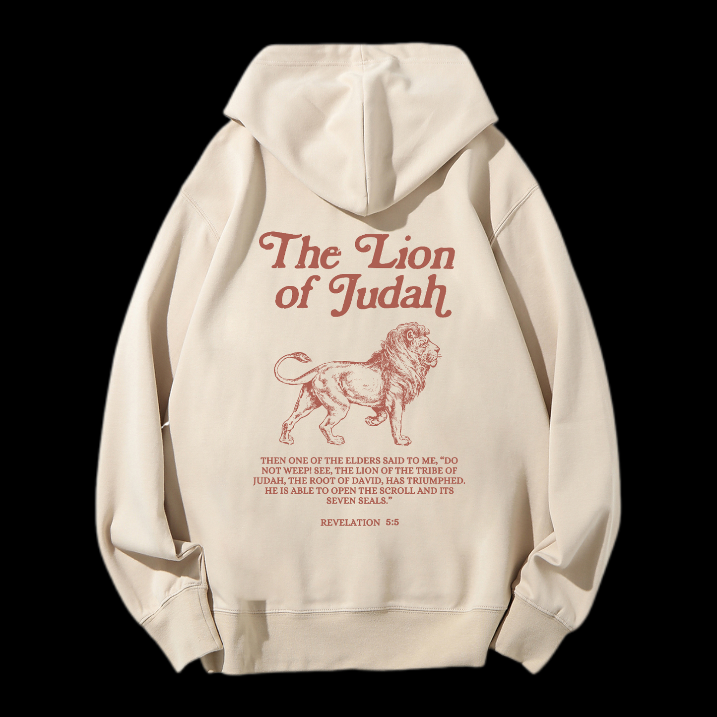 The Lion Of Judah Drawstring Hoodie