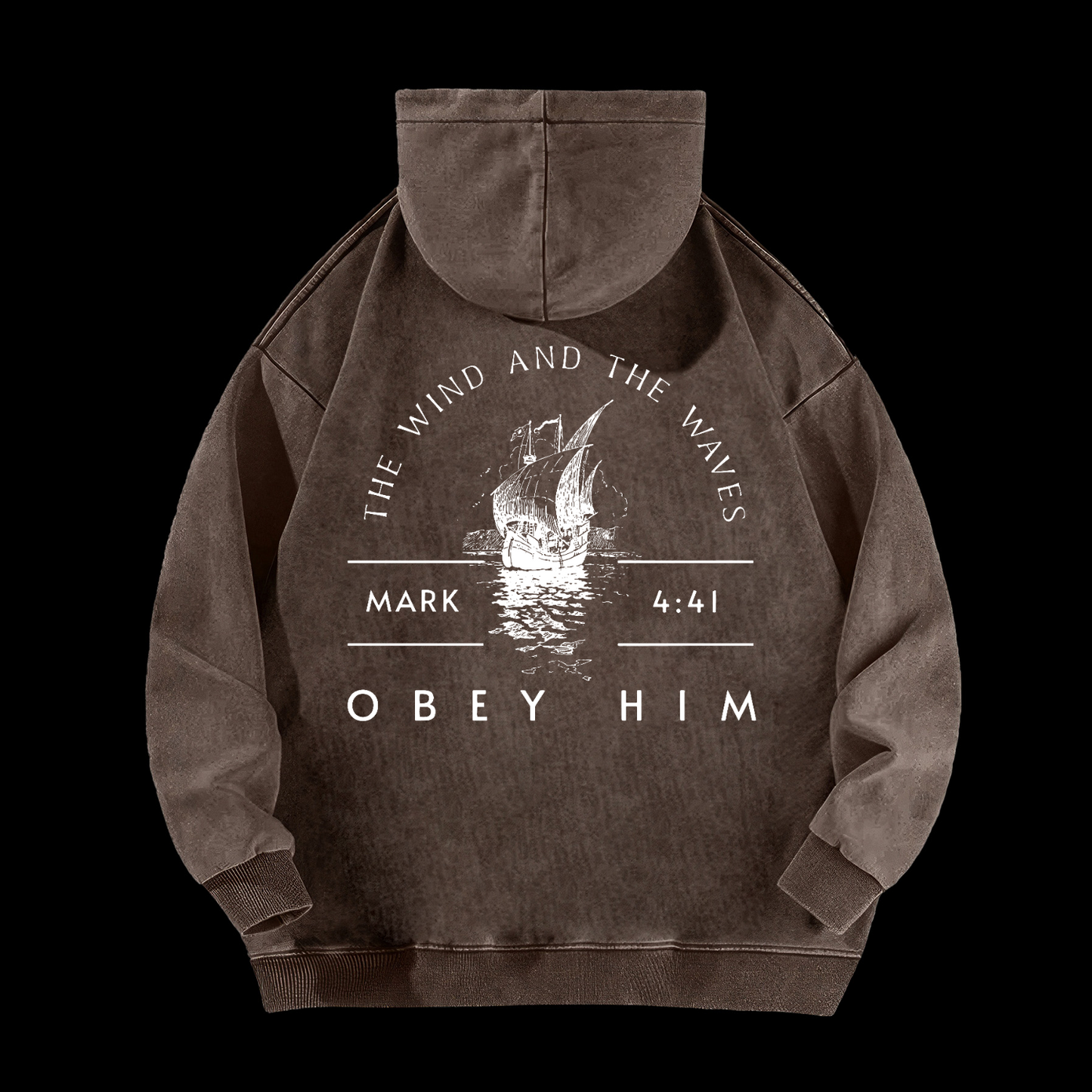 The Wind And The Waves Washed Hoodie