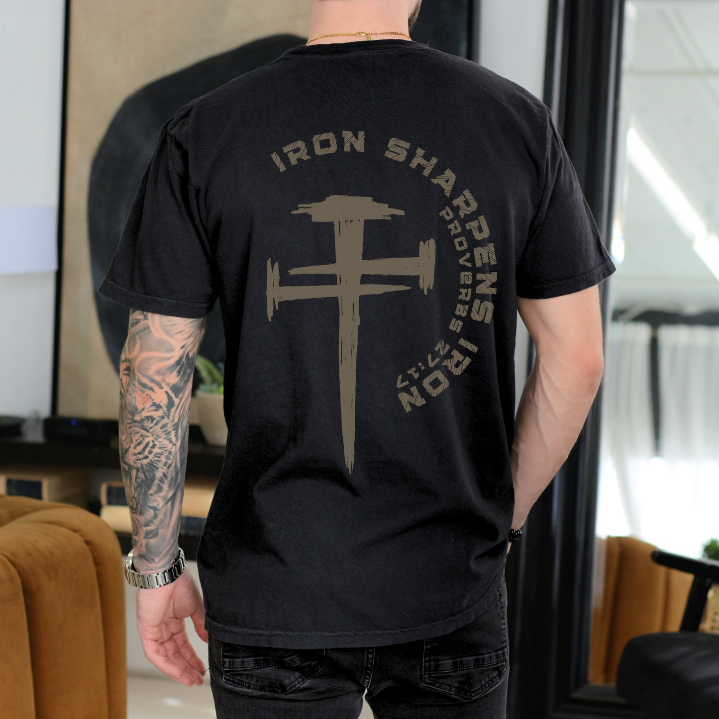 Iron Sharpens Iron Washed T-Shirt