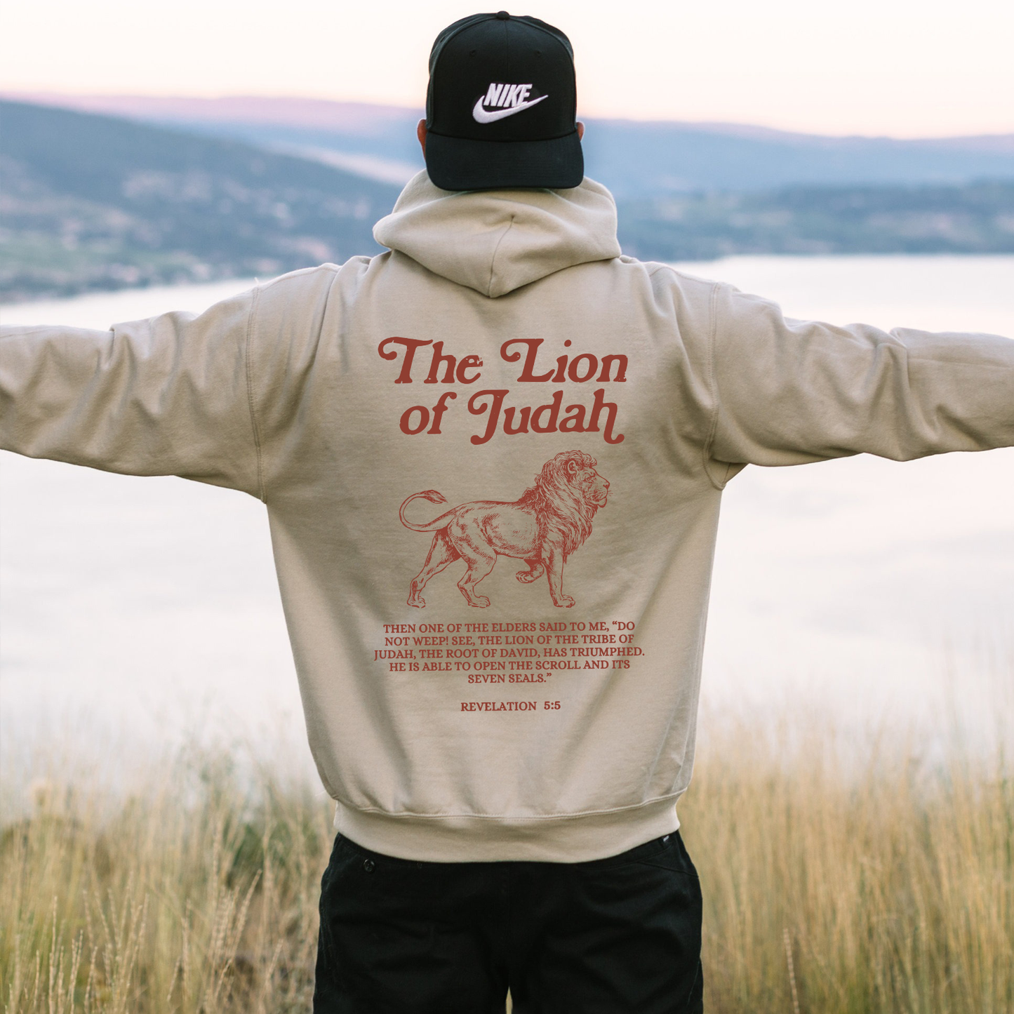 The Lion Of Judah Drawstring Hoodie