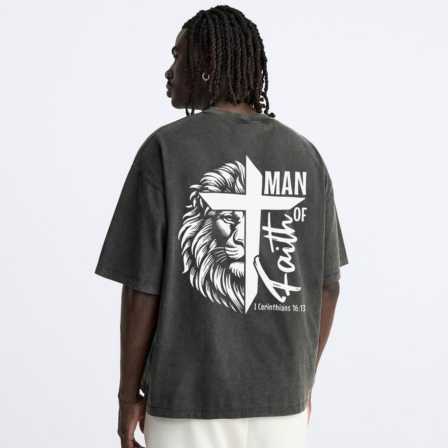 Faith Of Man Washed T-Shirt