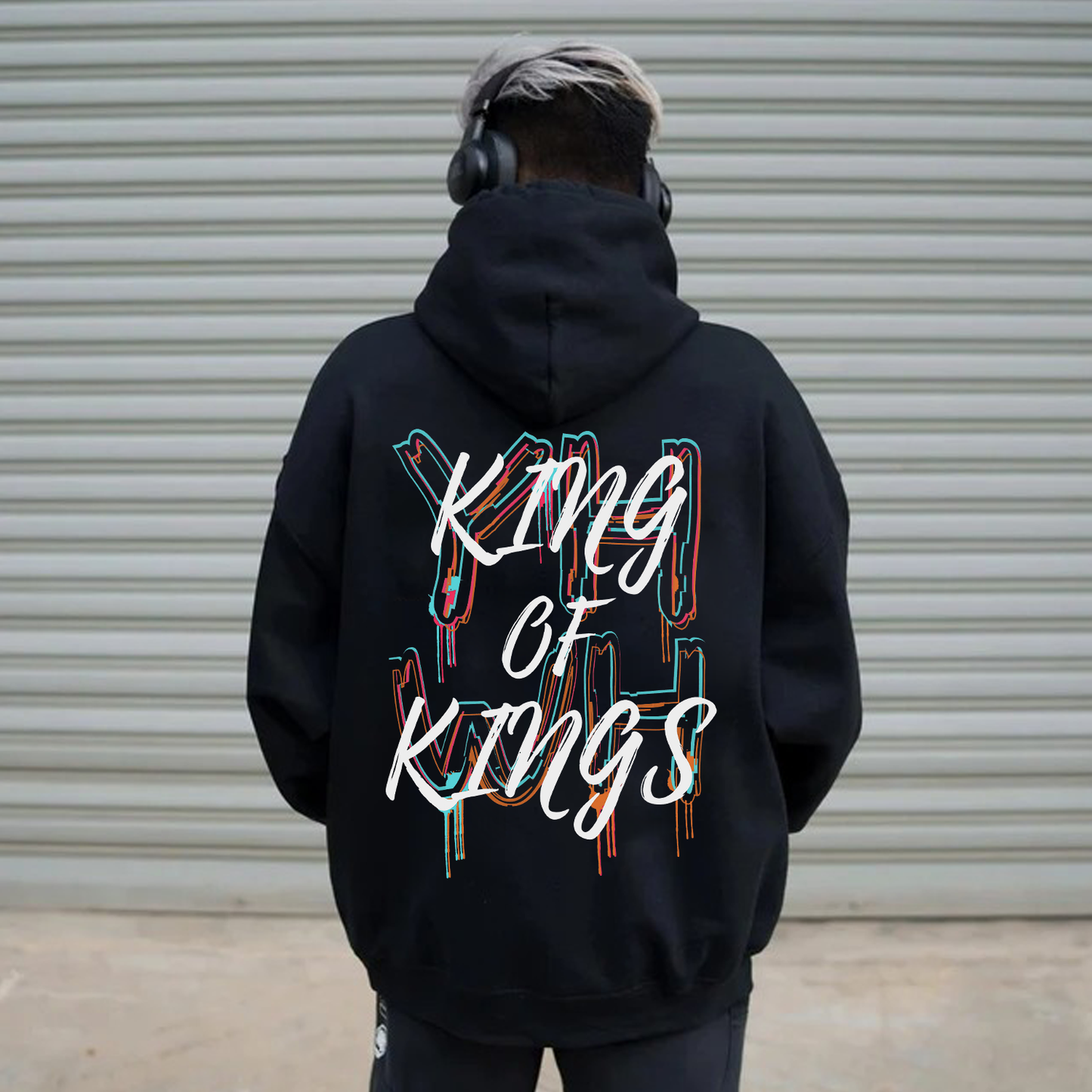 King Of Kings Drawstring Hoodie