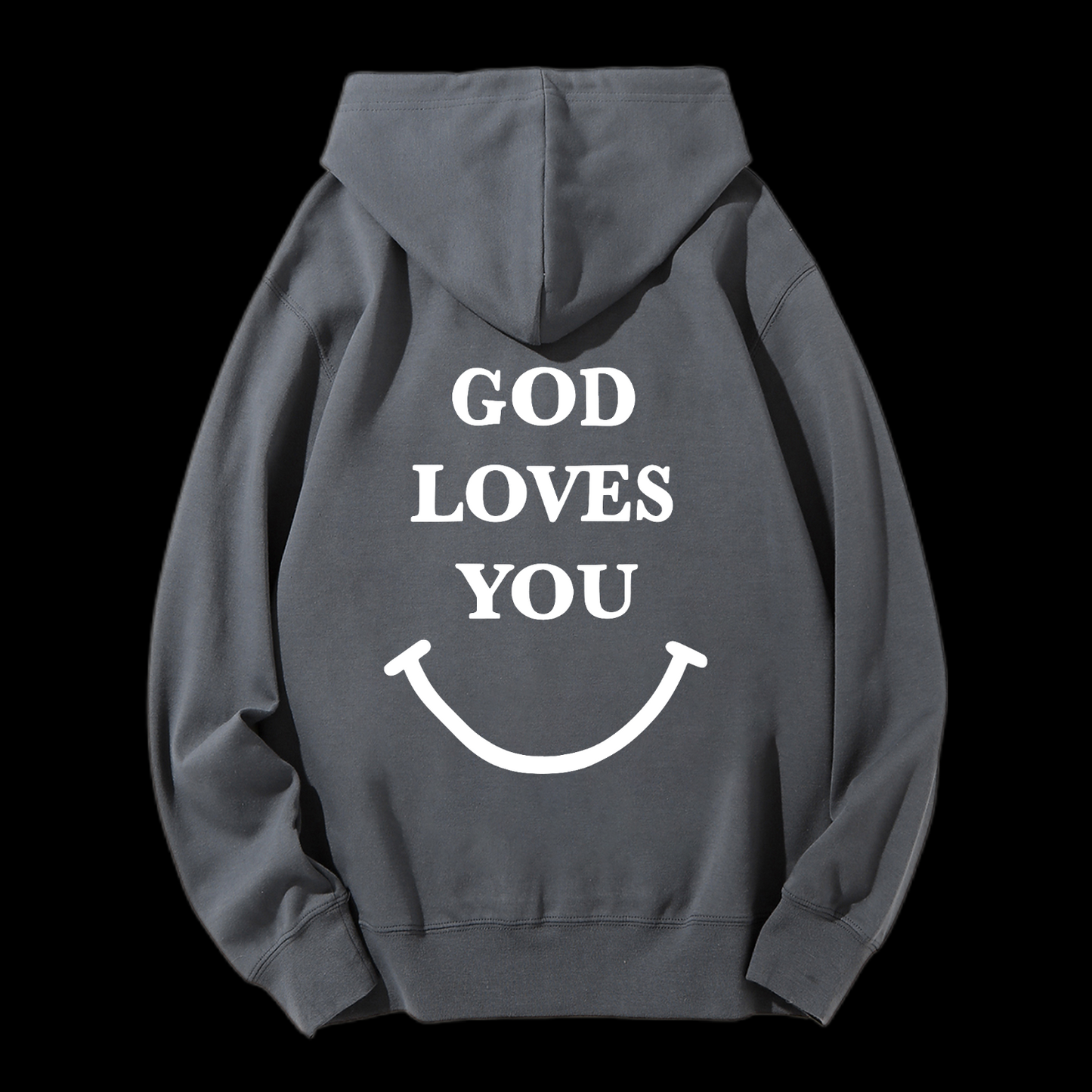 God Loves You Drawstring Hoodie