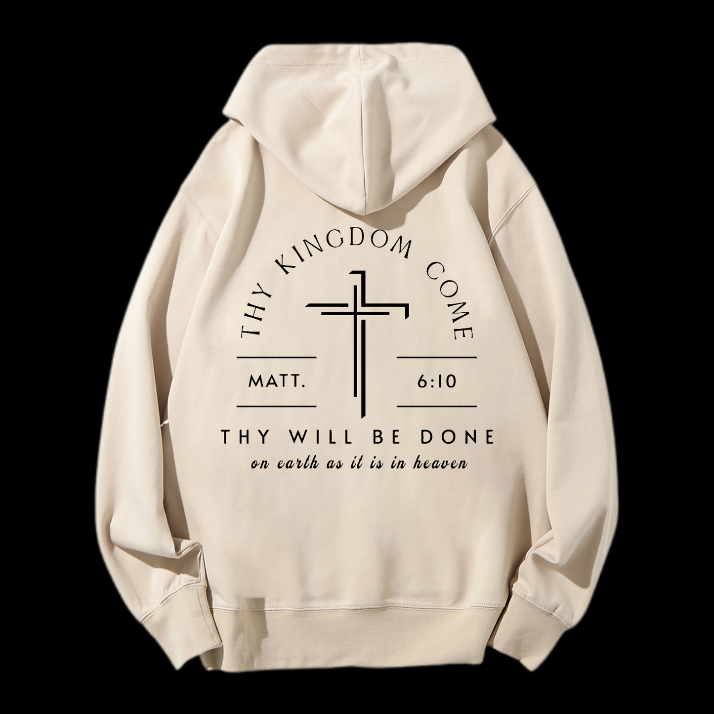 Thy Will Be Done Drawstring Hoodie
