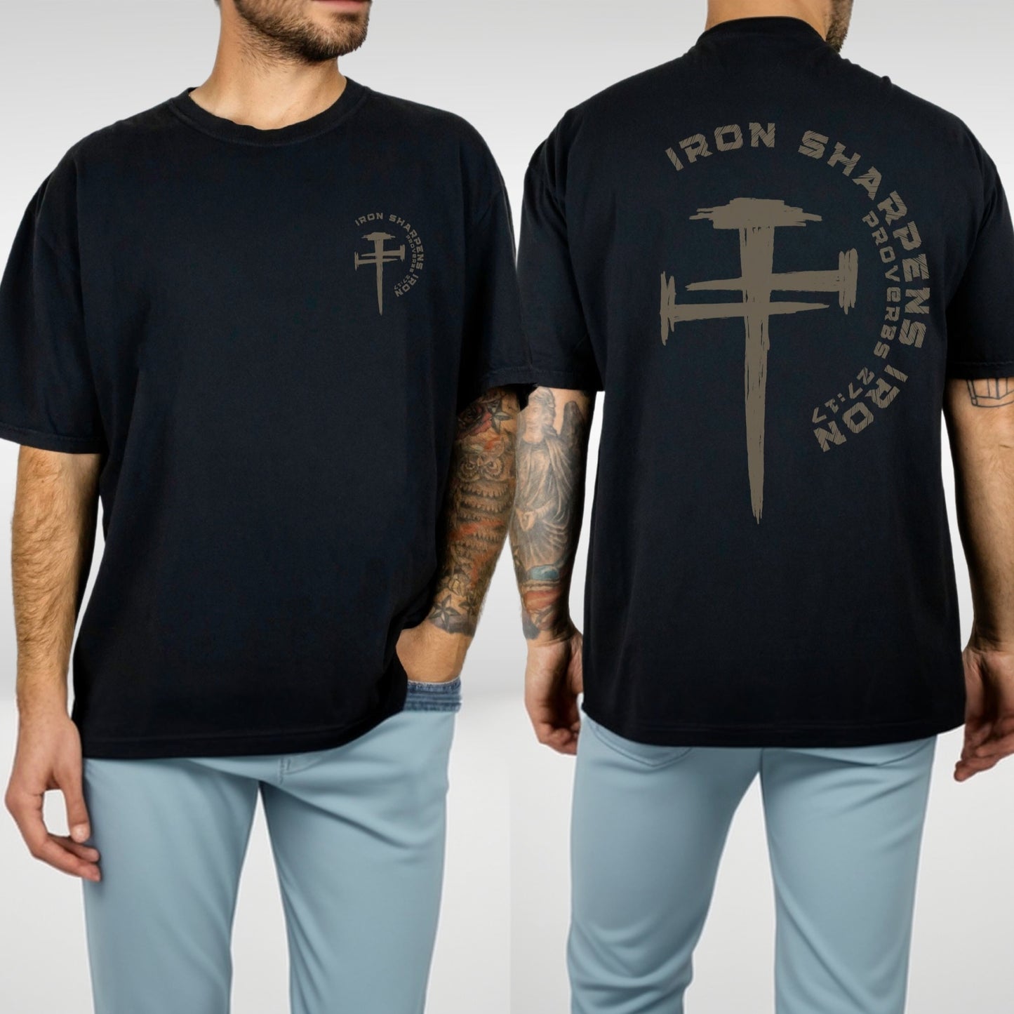 Iron Sharpens Iron Washed T-Shirt