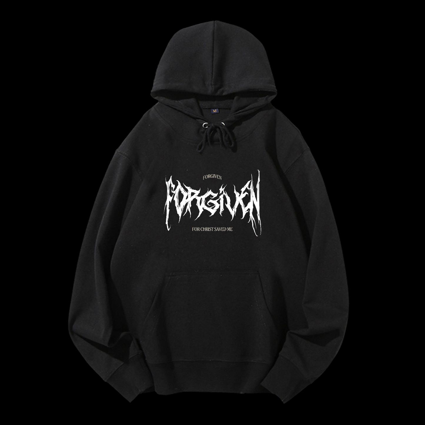 Forgiven For Christ Saved Me Drawstring Hoodie