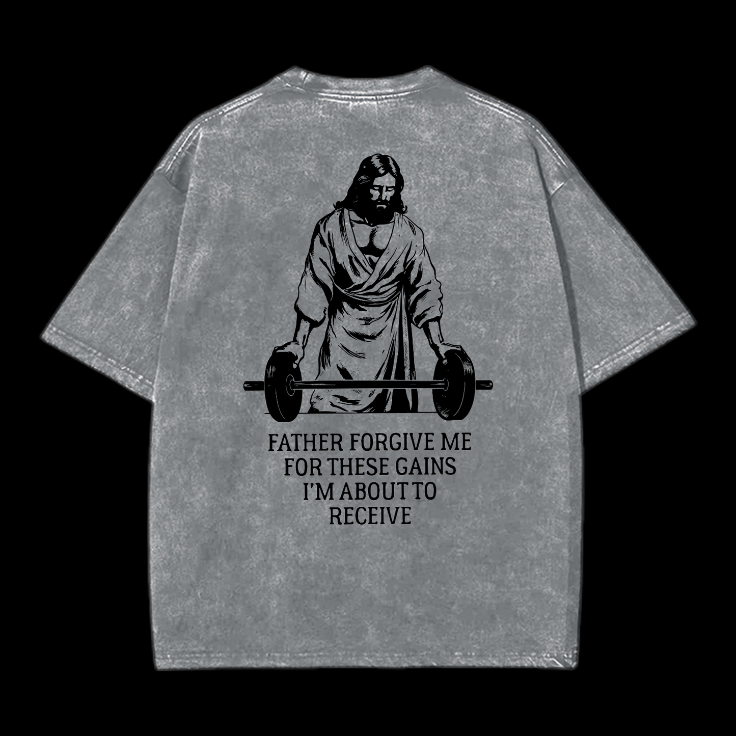 Father Forgiven Me Washed T-Shirt