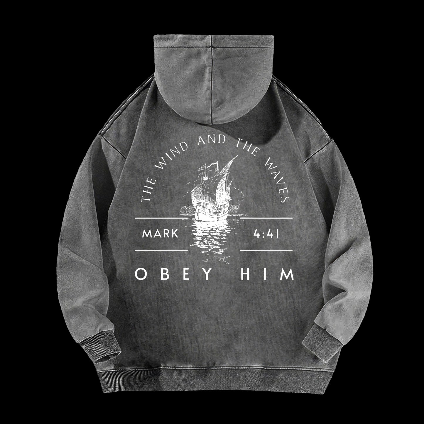The Wind And The Waves Washed Hoodie