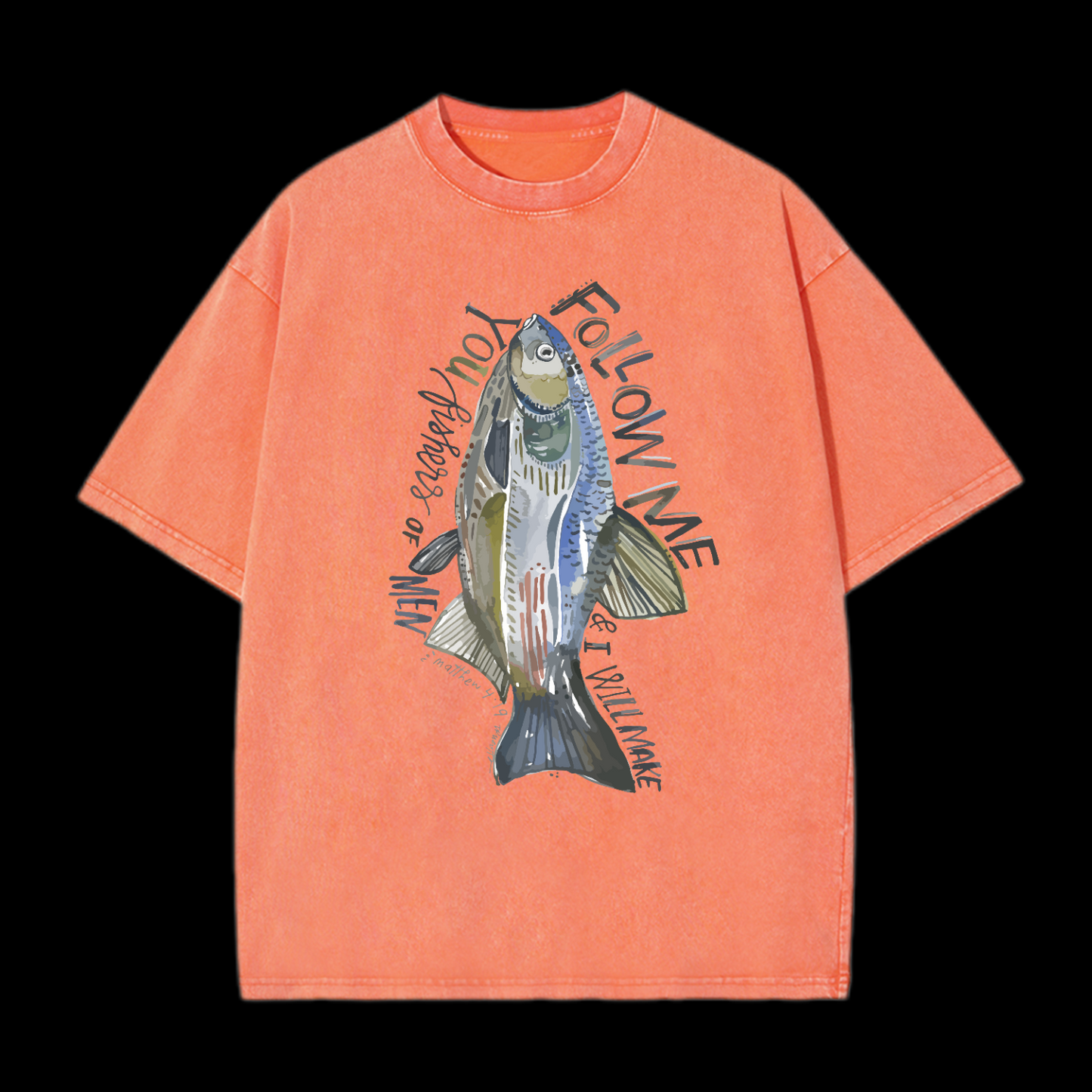 Fishers Of Men Washed T-Shirt