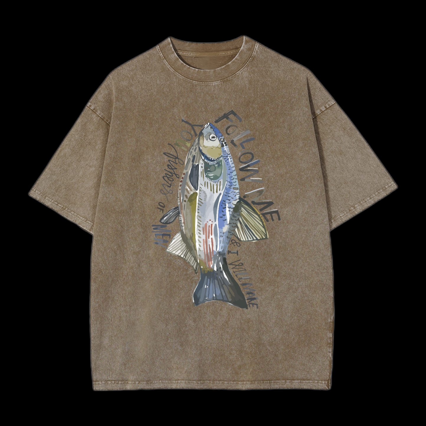 Fishers Of Men Washed T-Shirt