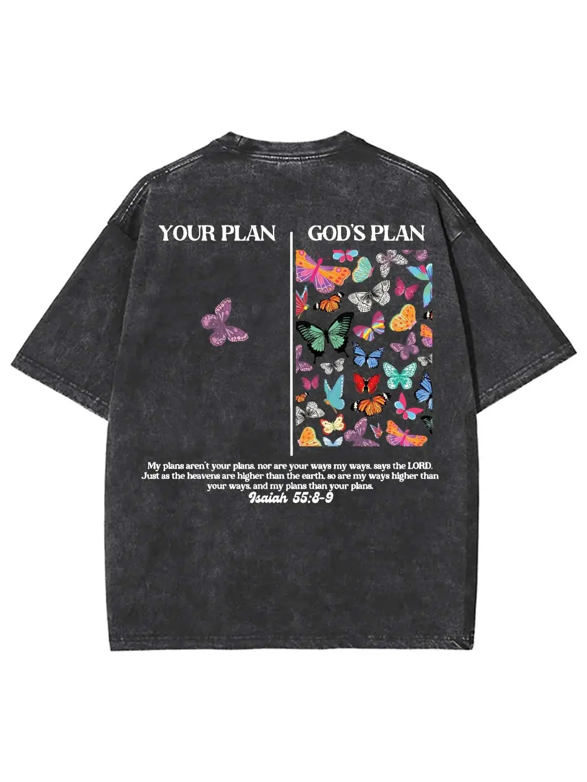 God's Plan Unisex Washed T-Shirt