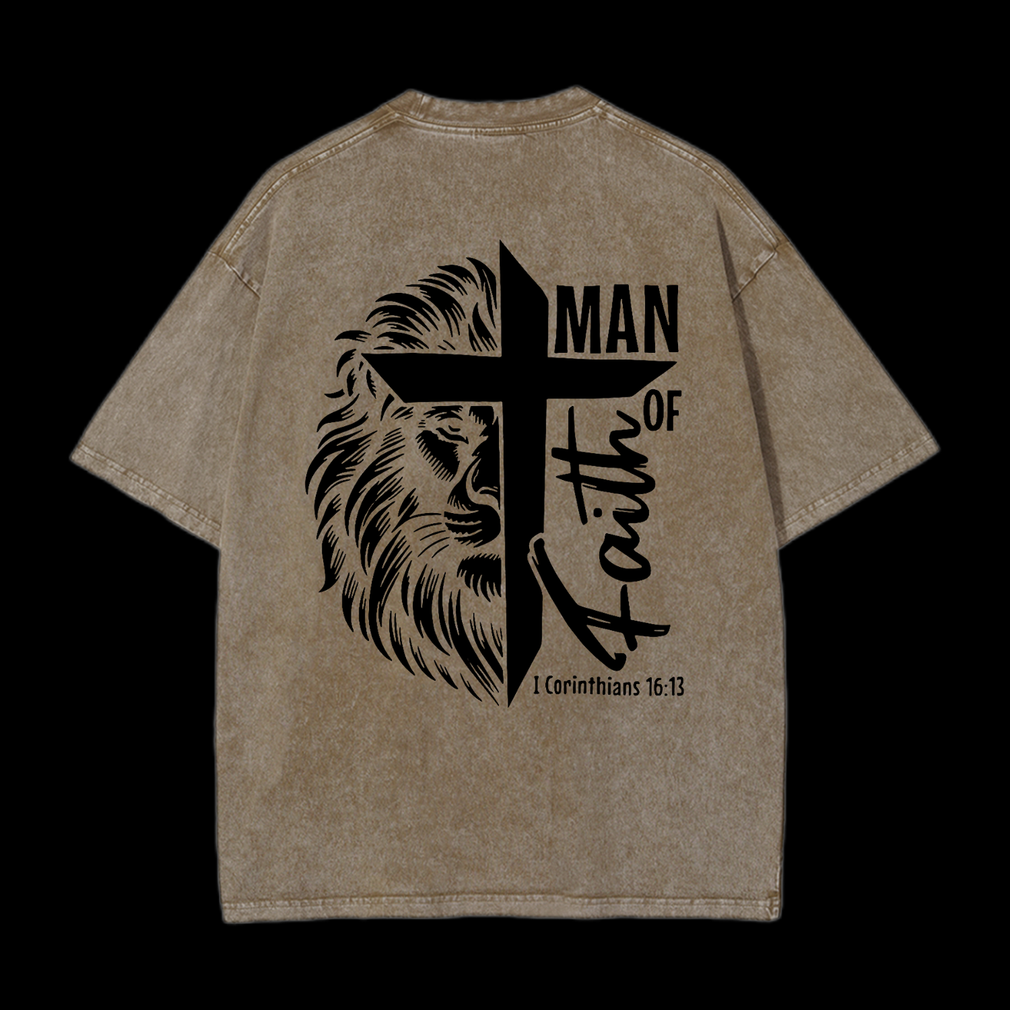 Faith Of Man Washed T-Shirt