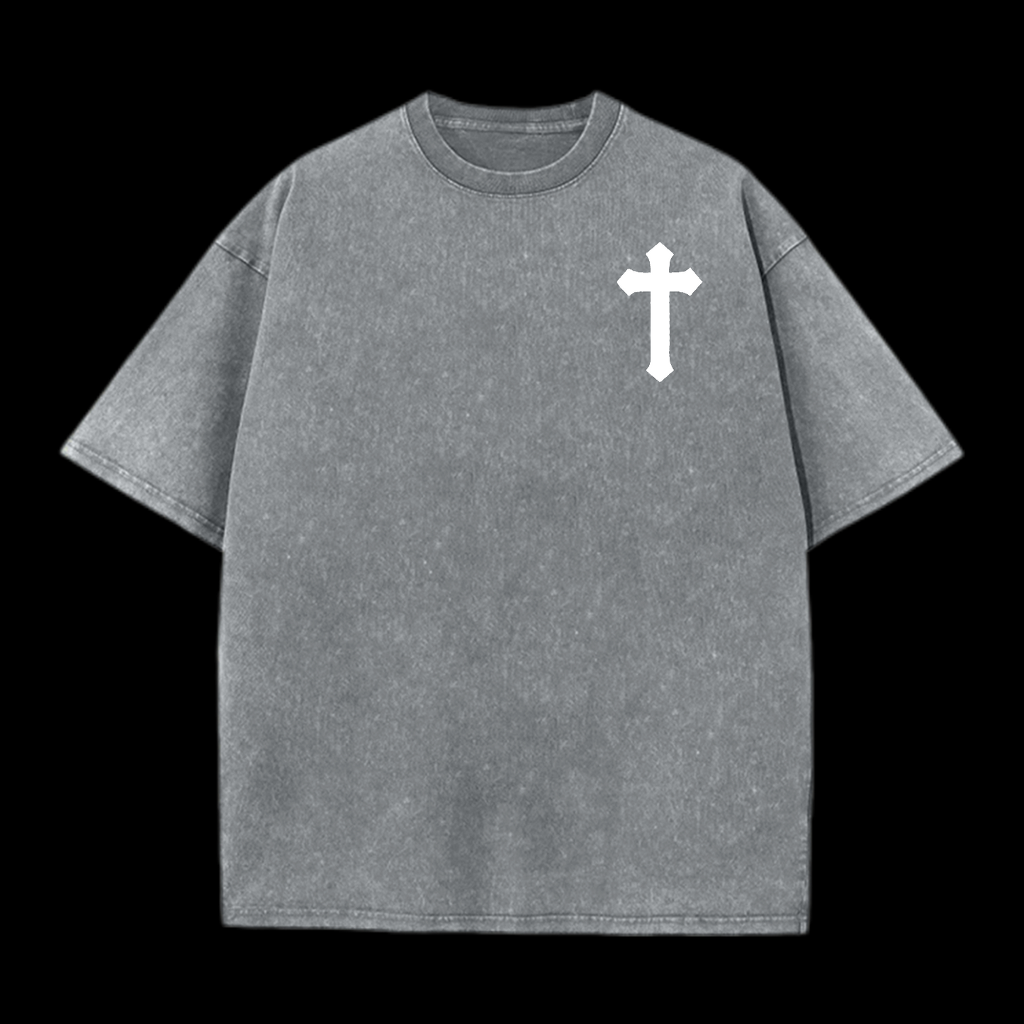 God Will Never Leave You Washed T-Shirt