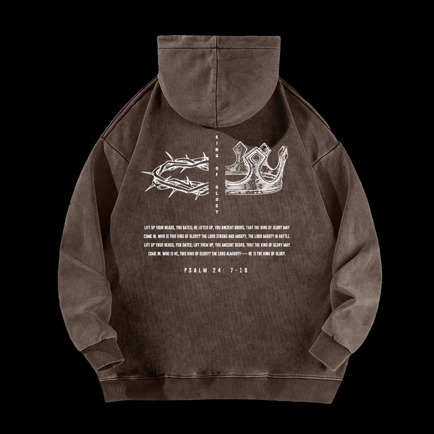 King Of Glory Washed Hoodie