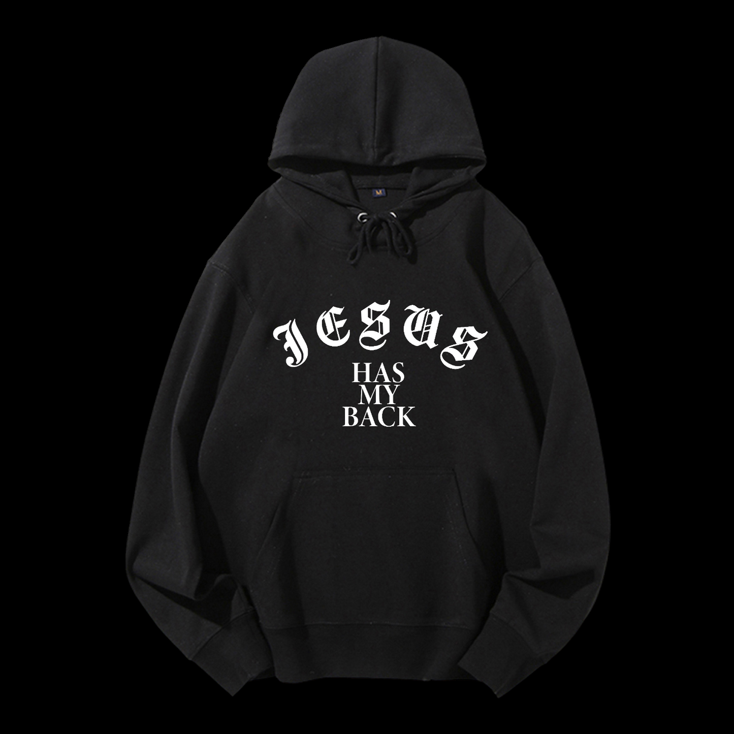 Jesus Has My Back Drawstring Hoodie
