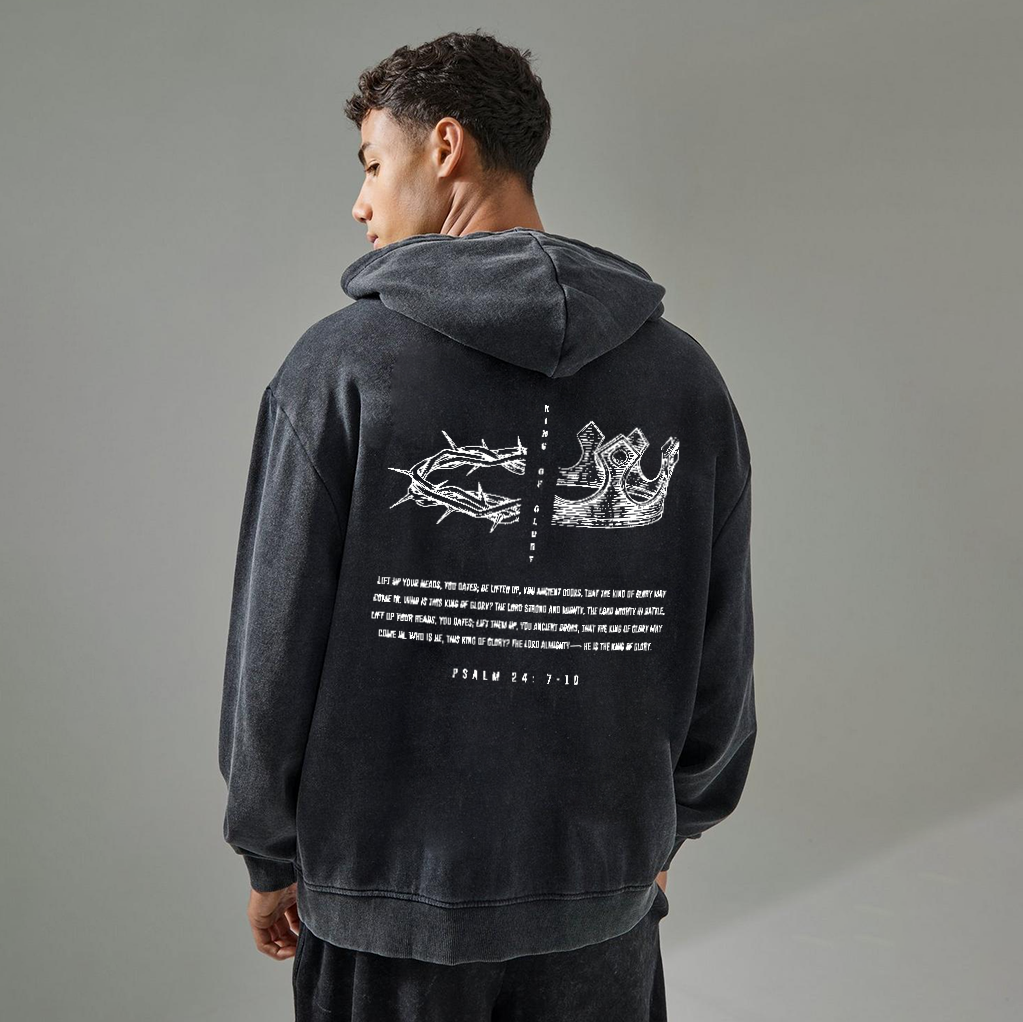 King Of Glory Washed Hoodie