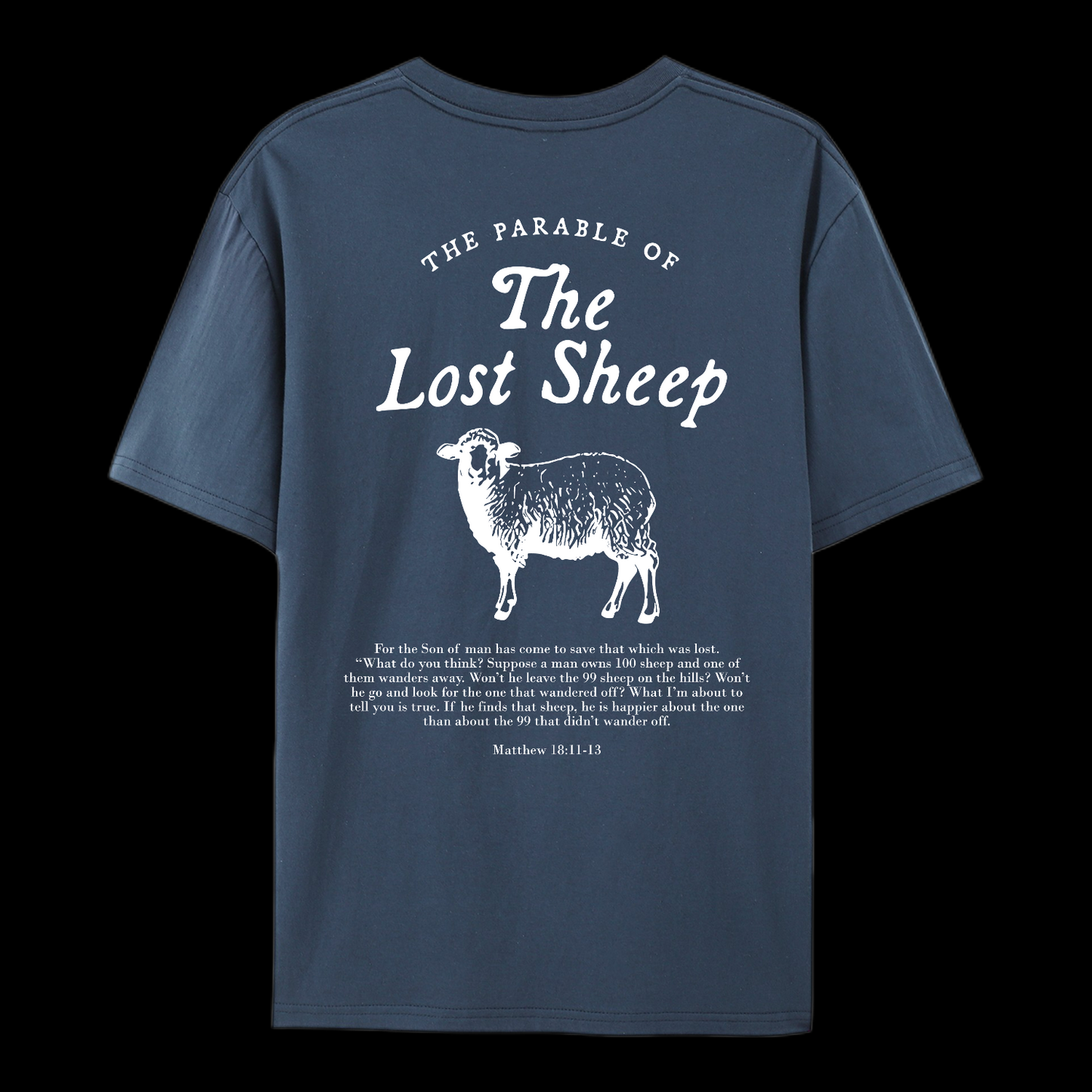 The Parable Of The Lost Sheep Cotton T-Shirt
