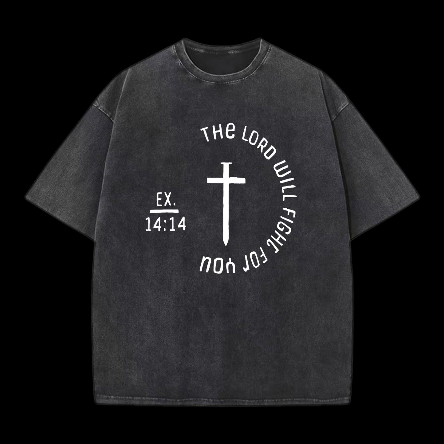The Lord Will Fight Washed T-Shirt