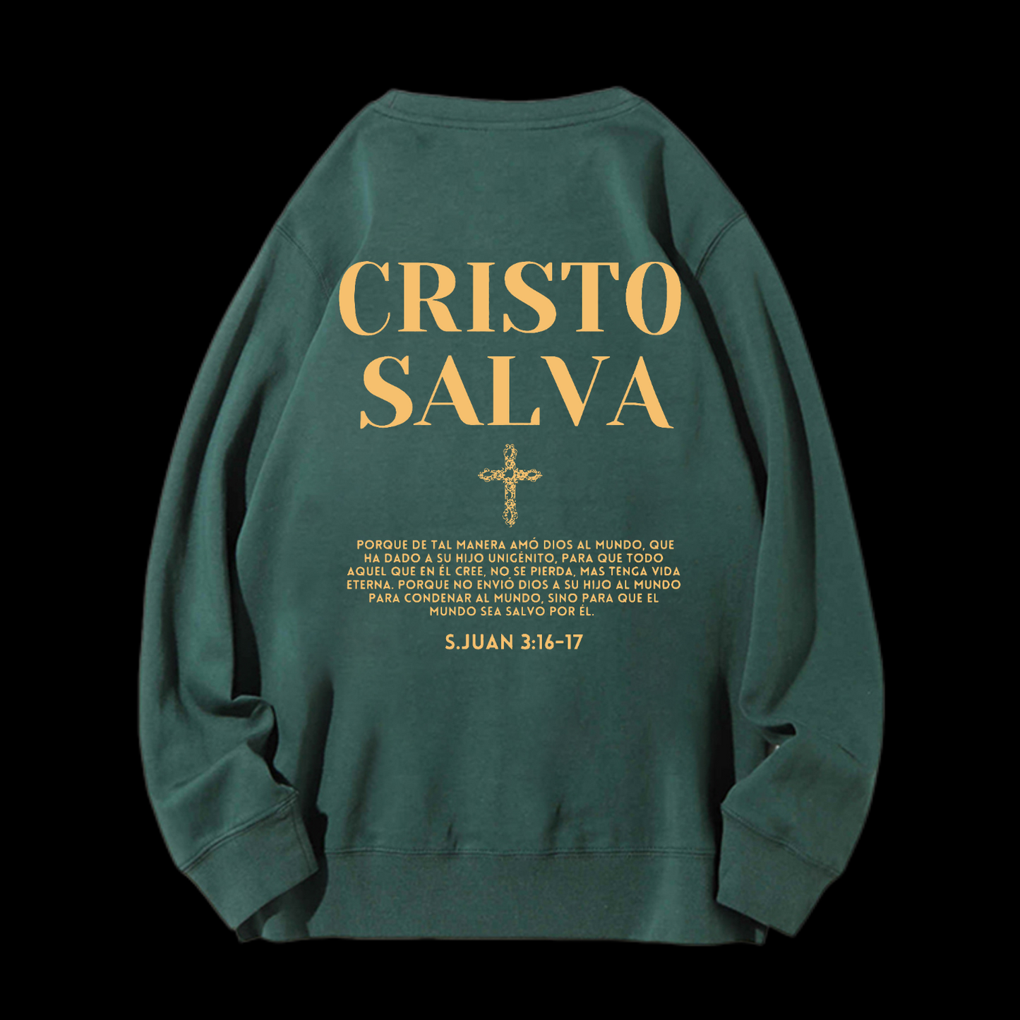 Cristo Salva Crewneck Sweatshirt