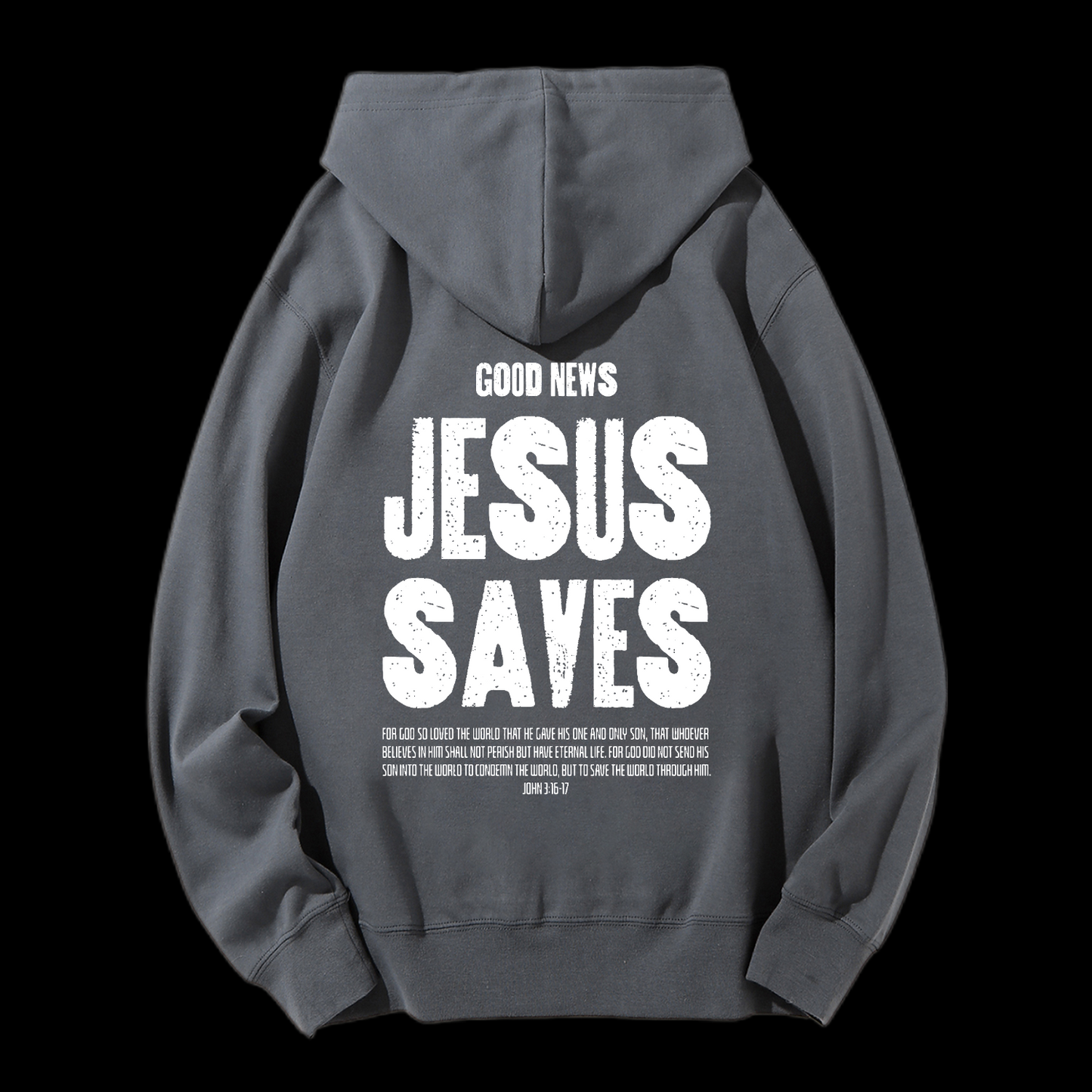 Jesus Saves Drawstring Hoodie