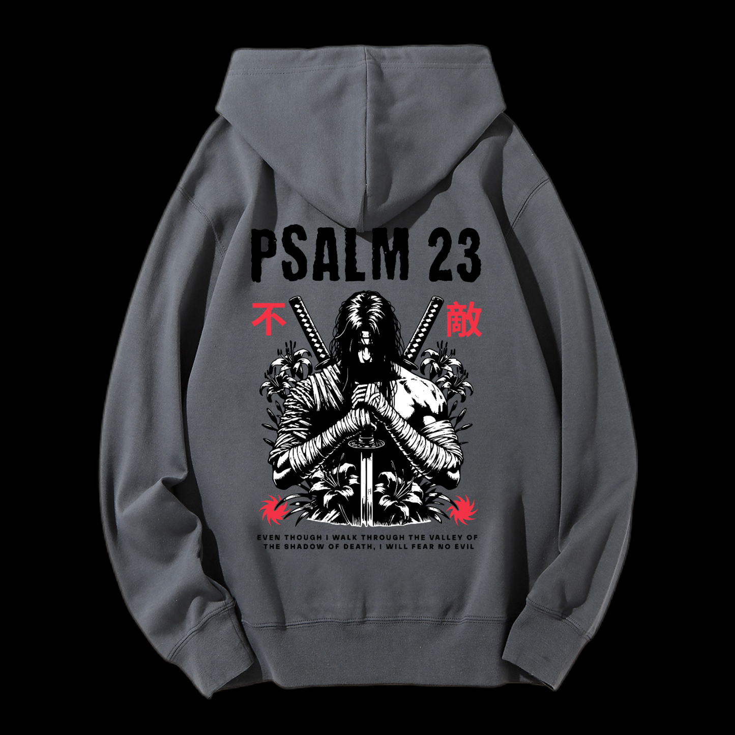 Fear No Evil Drawstring Hoodie