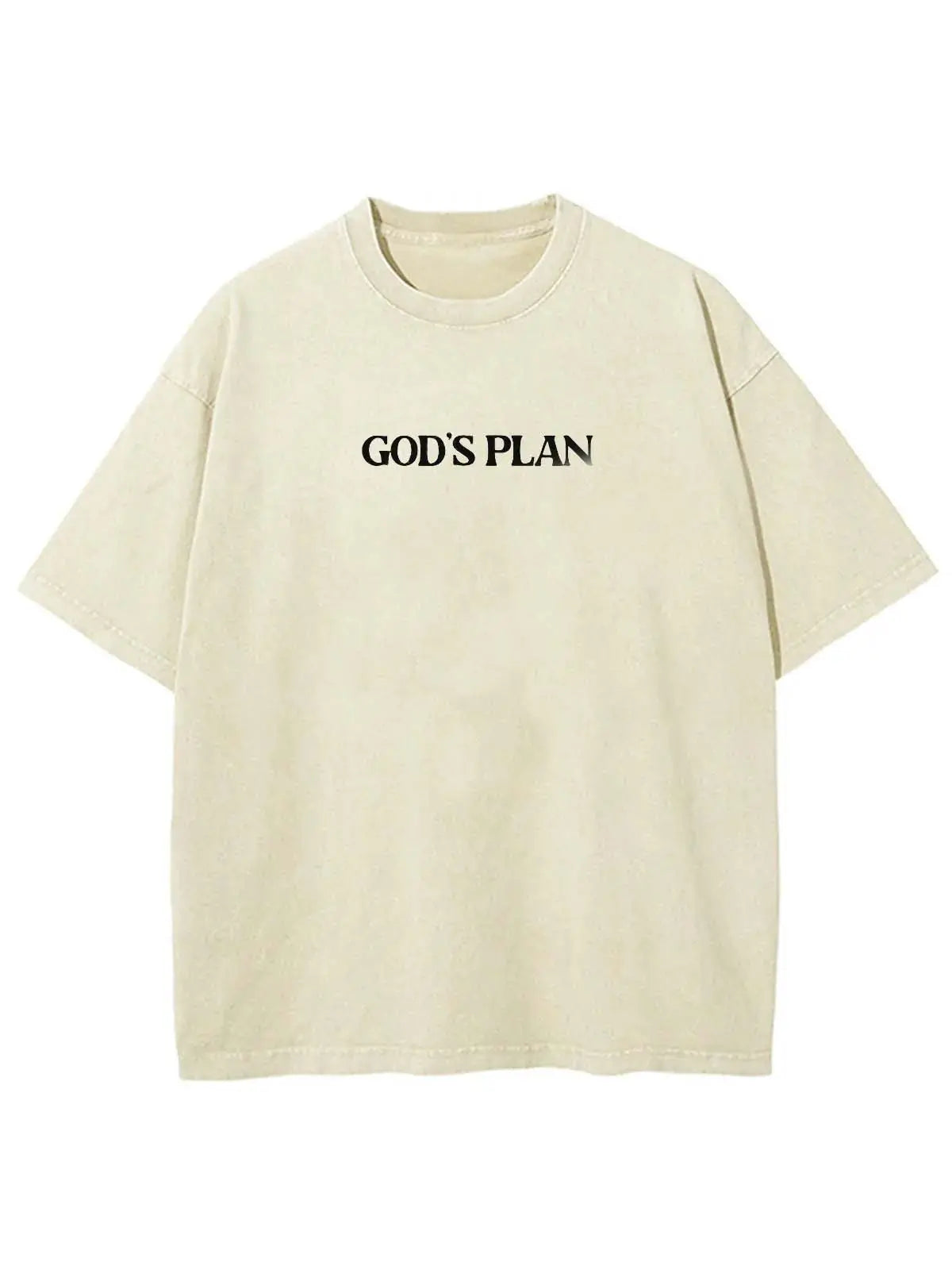 God's Plan Unisex Washed T-Shirt