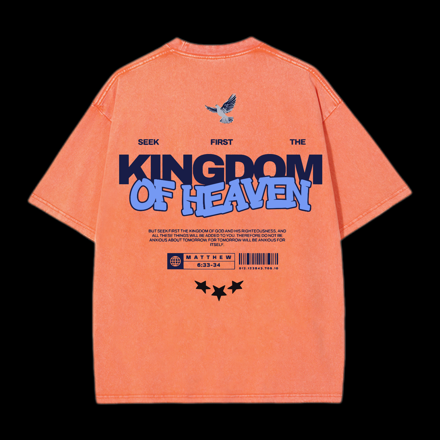 Seek First The Kingdom Of Heaven Washed T-Shirt