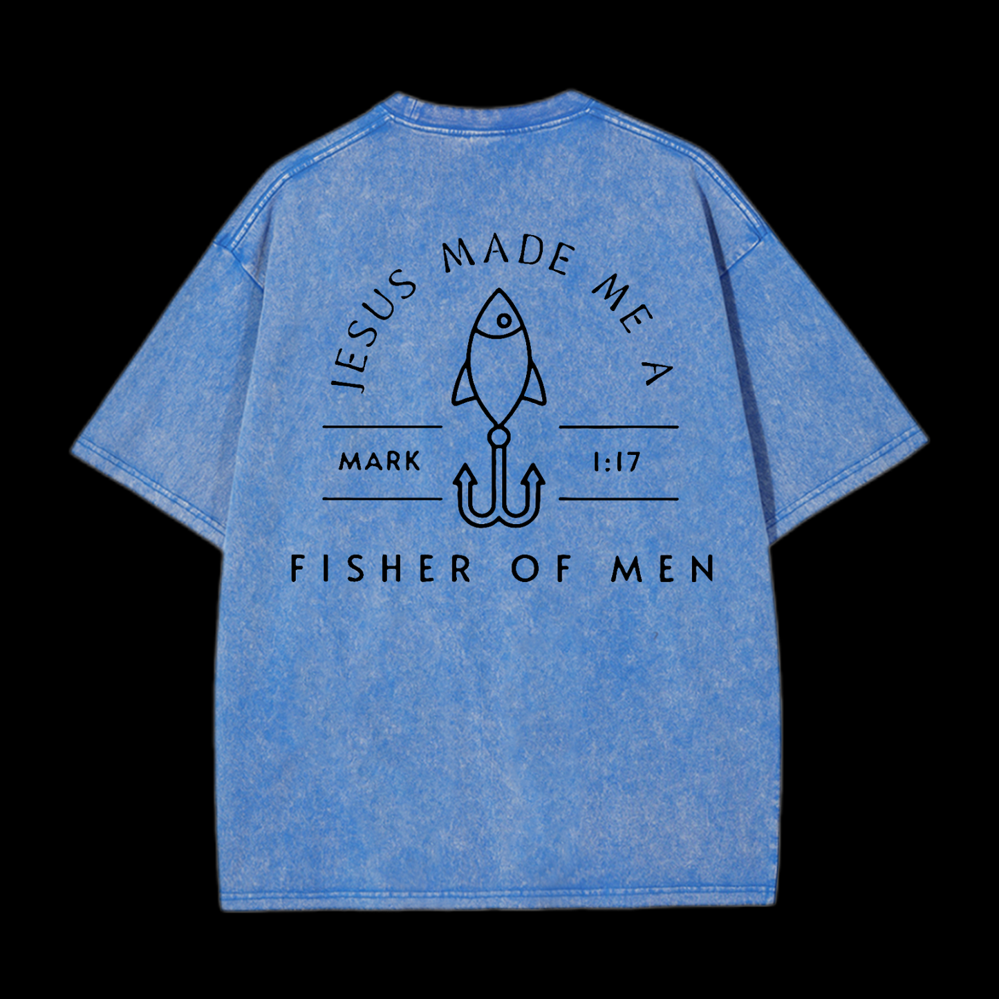 Fisher of Men Washed T-Shirt