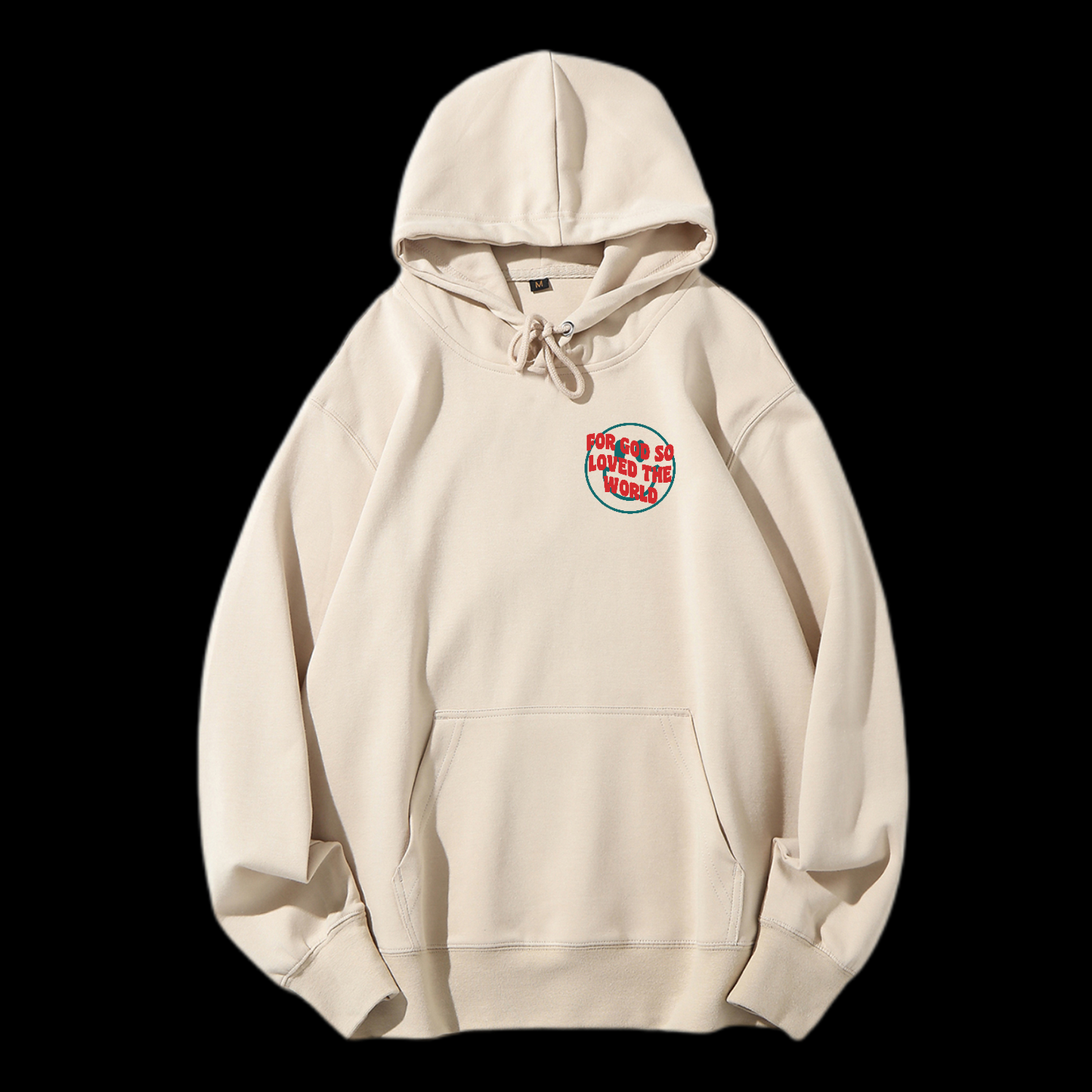 For God So Loved The World Drawstring Hoodie
