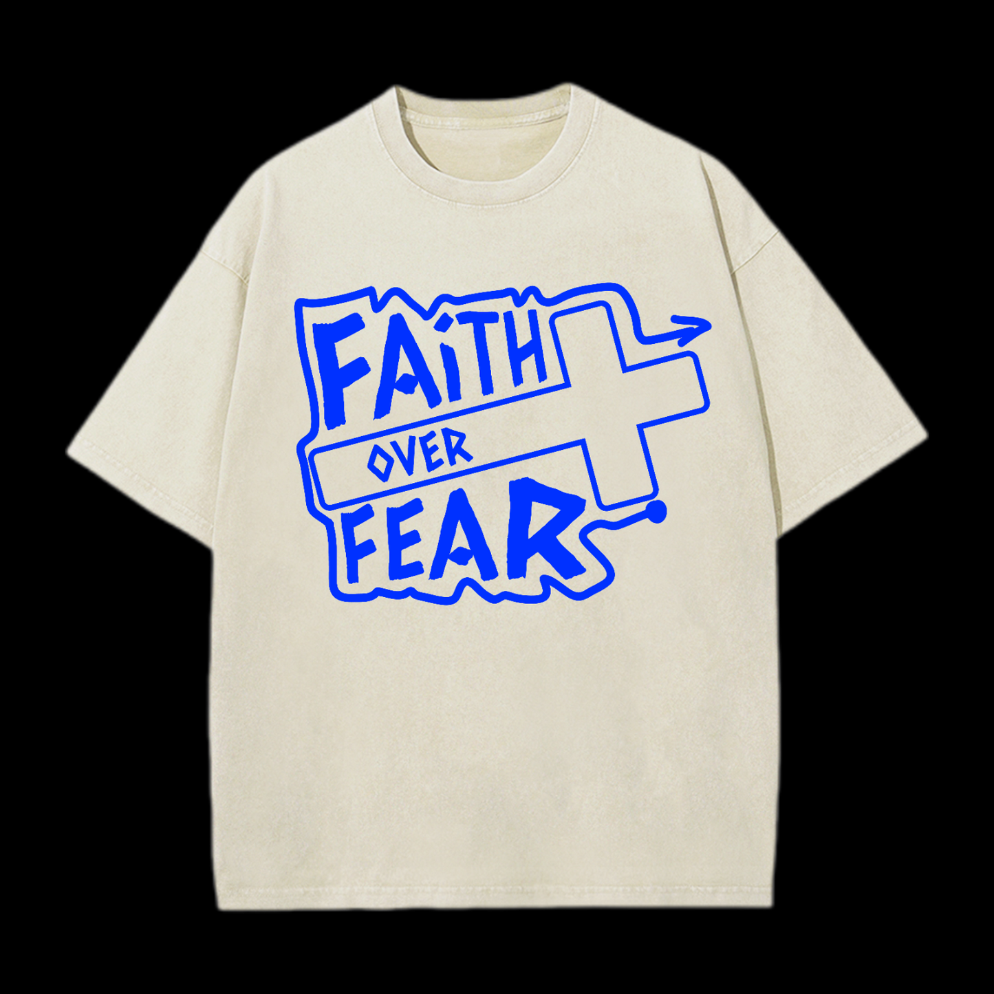 Faith Over Fear Washed T-Shirt