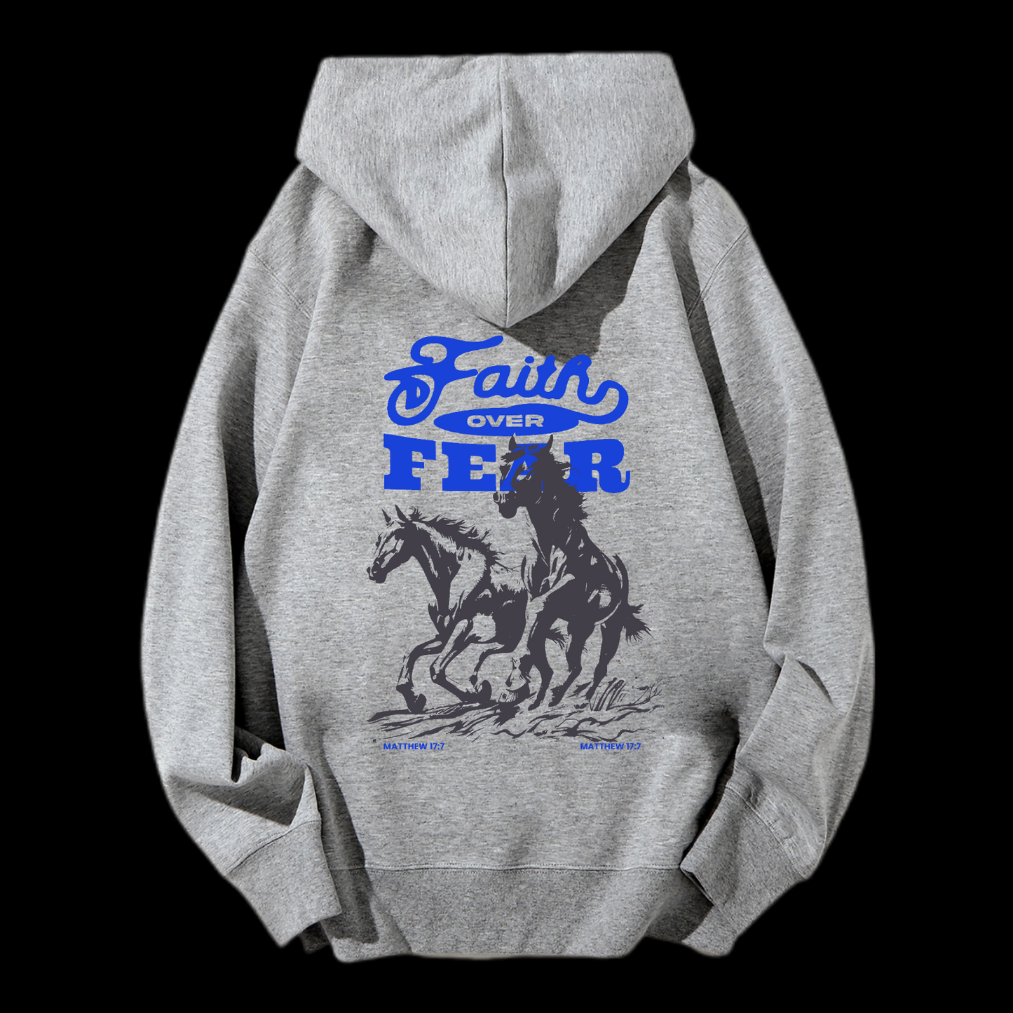 Faith Over Fear Drawstring Hoodie