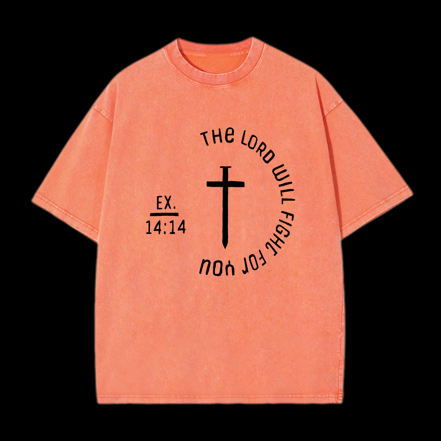 The Lord Will Fight Washed T-Shirt