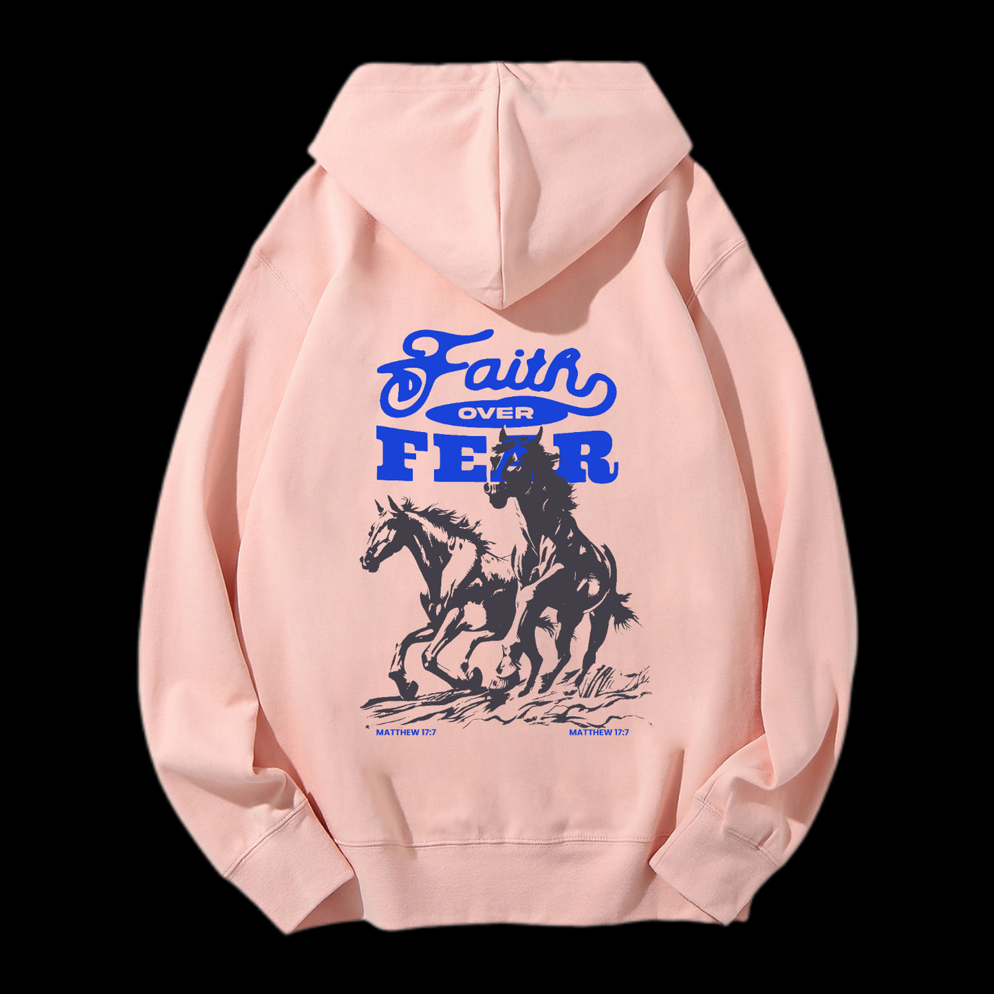 Faith Over Fear Drawstring Hoodie