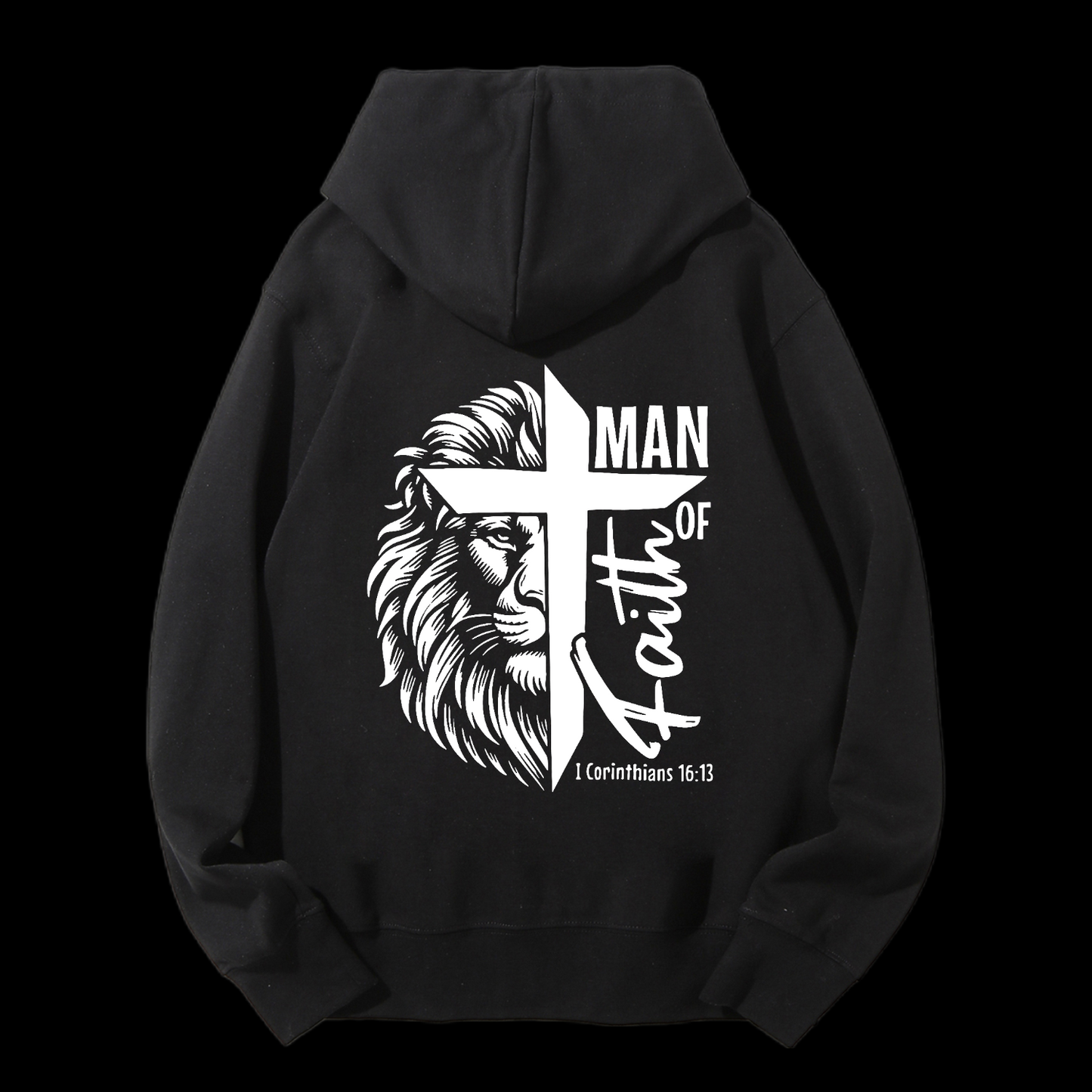 1 Corinthians 16:13 Drawstring Hoodie