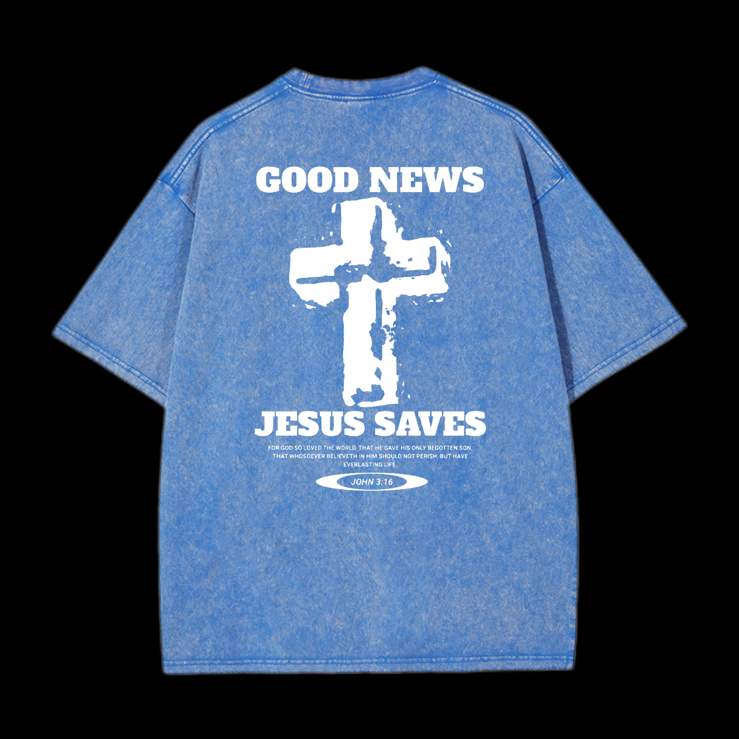 Jesus Saves Washed T-Shirt