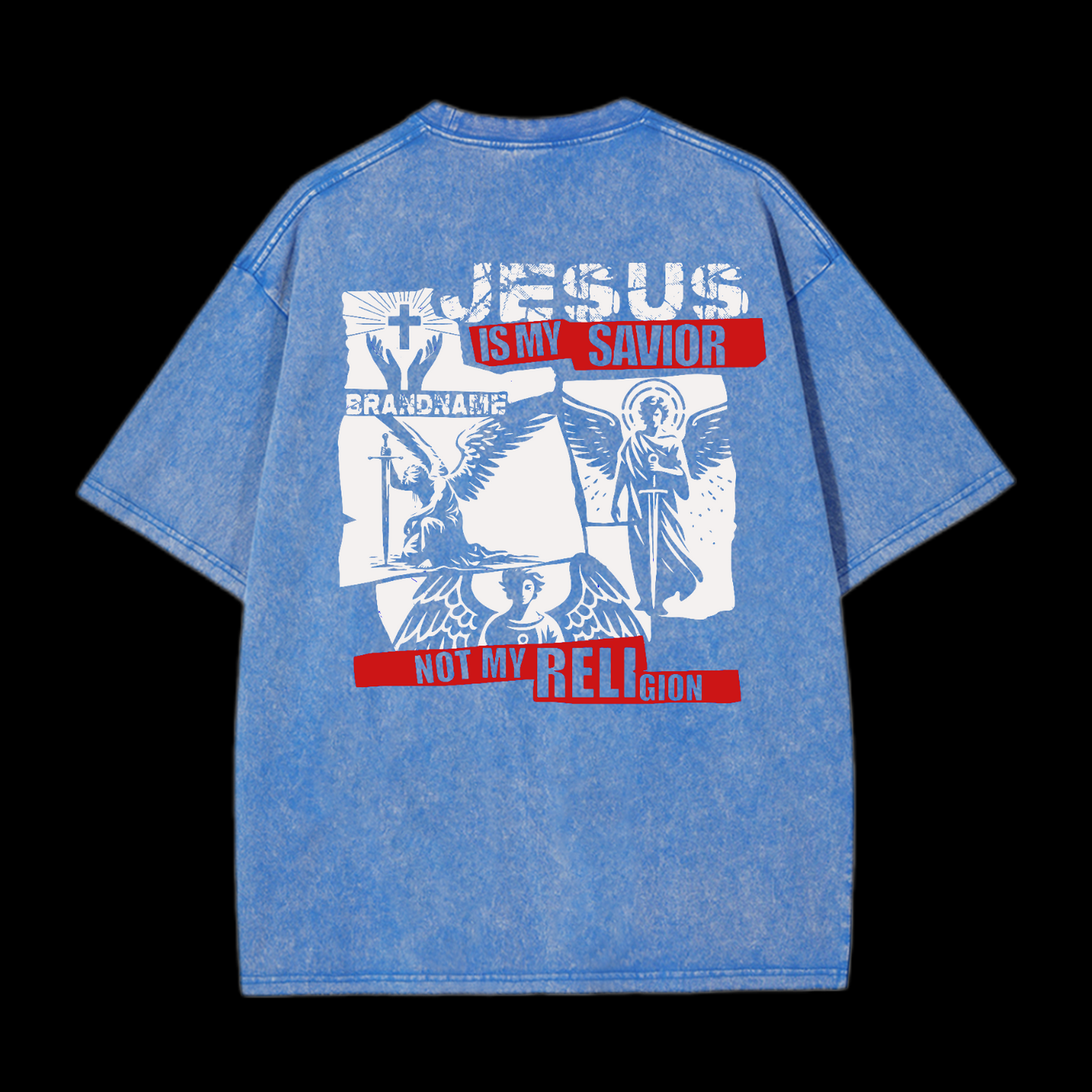 Jesus Is My Savior Washed T-Shirt
