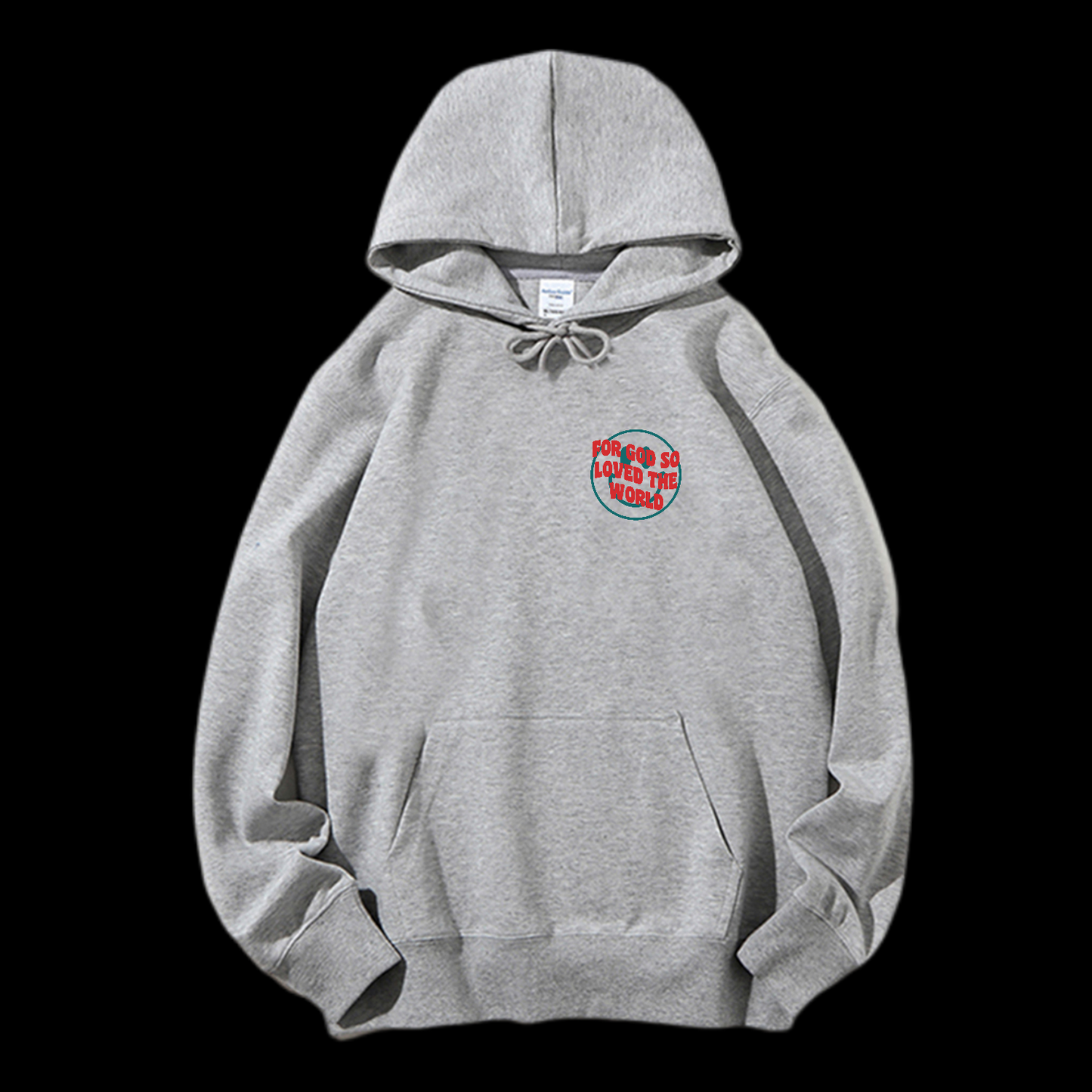 For God So Loved The World Drawstring Hoodie