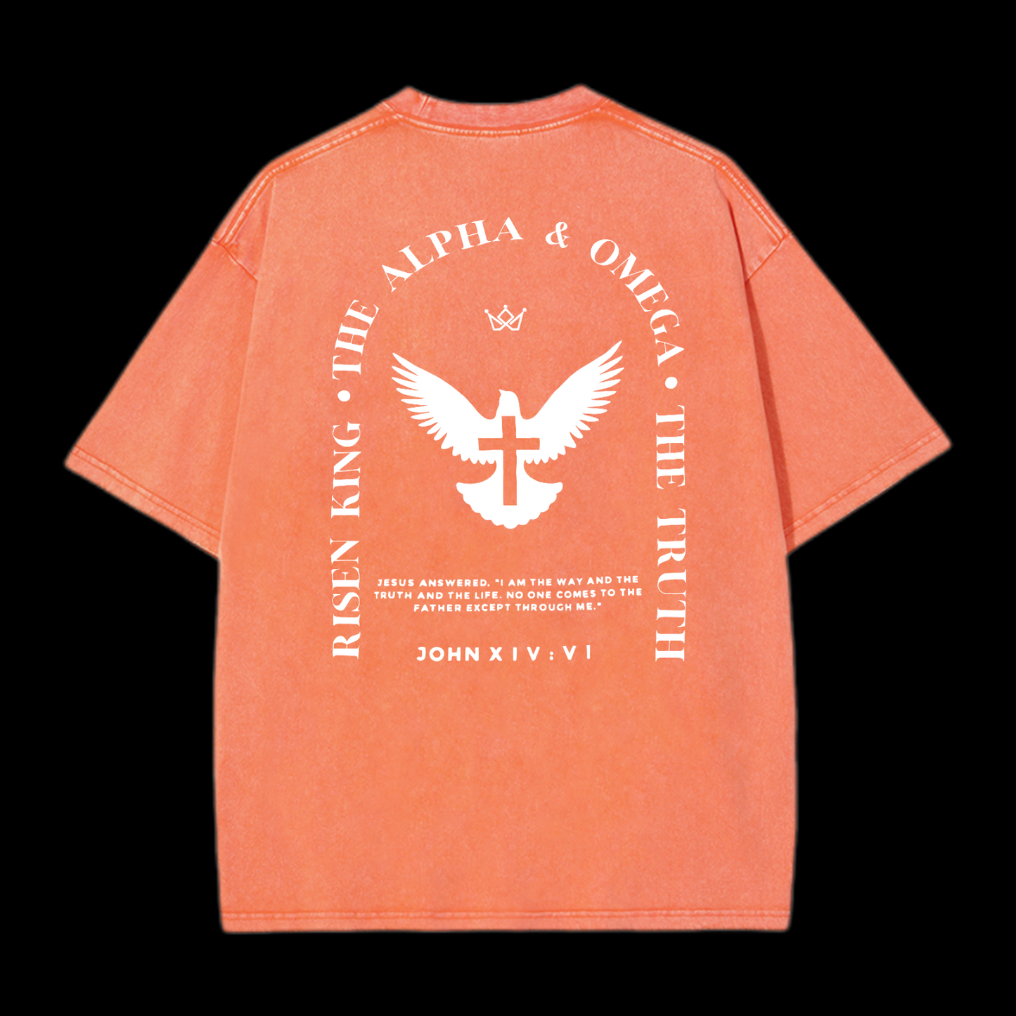 Jesus Is The Way The Truth The Life Washed T-Shirt