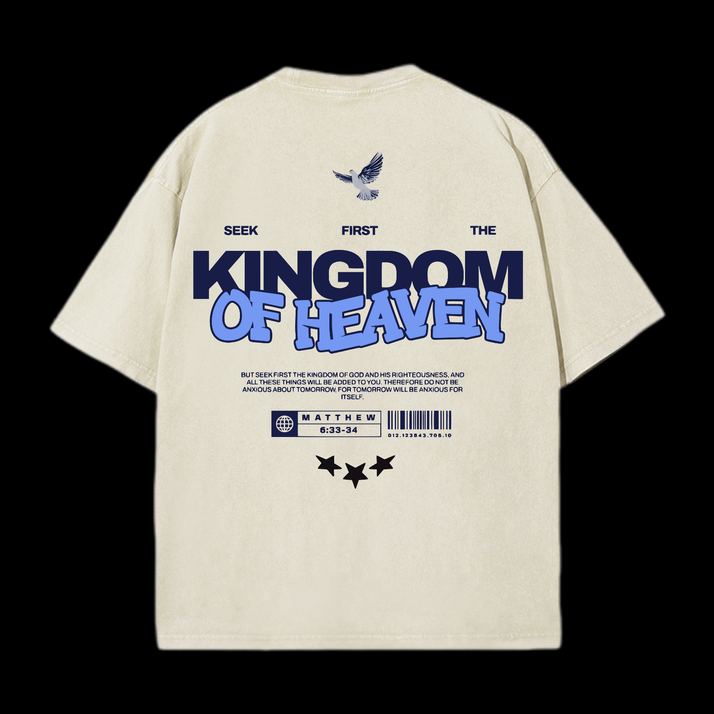 Seek First The Kingdom Of Heaven Washed T-Shirt