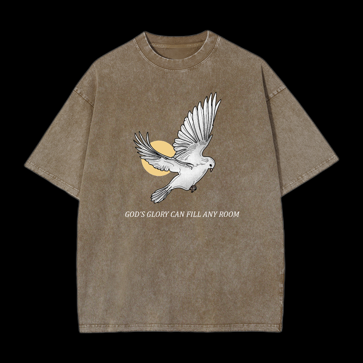 God's Glory Can Fill Any Room Washed T-Shirt