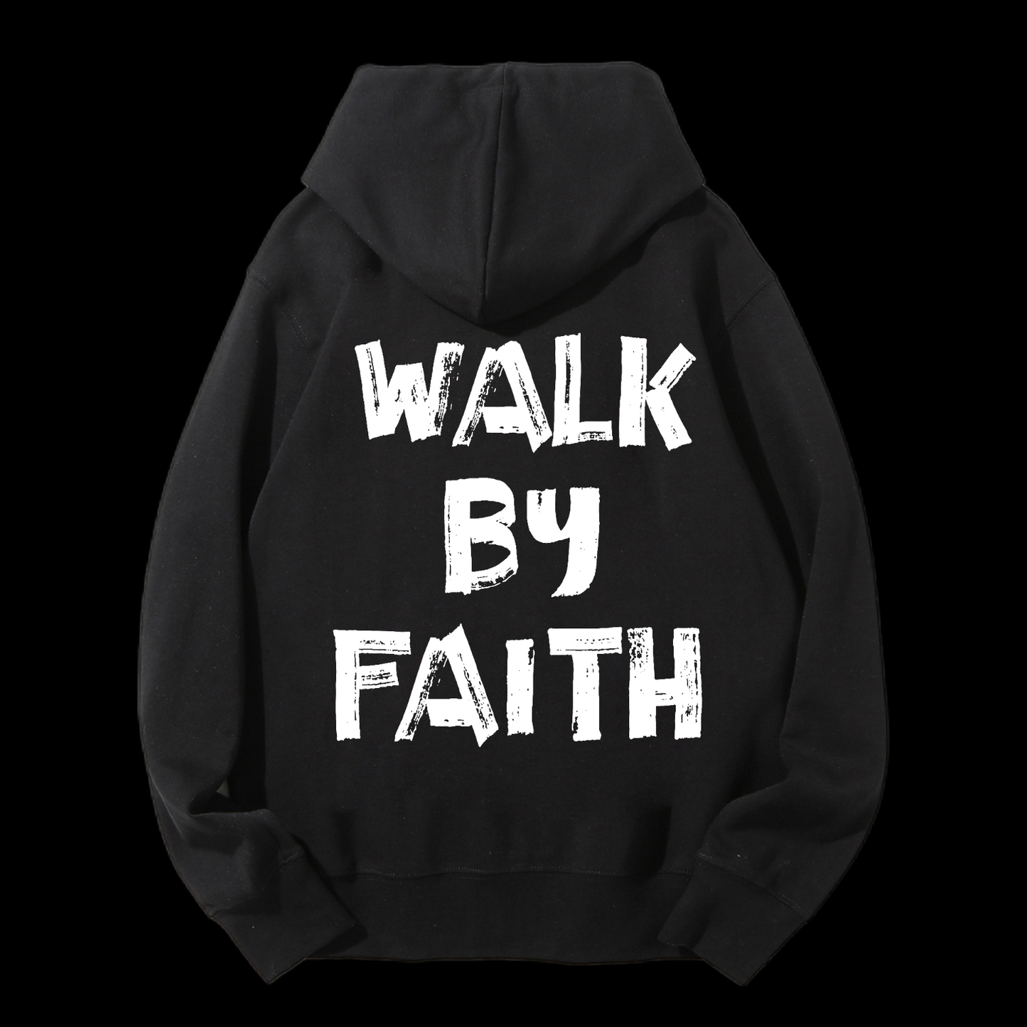 Walk By Faith Drawstring Hoodie