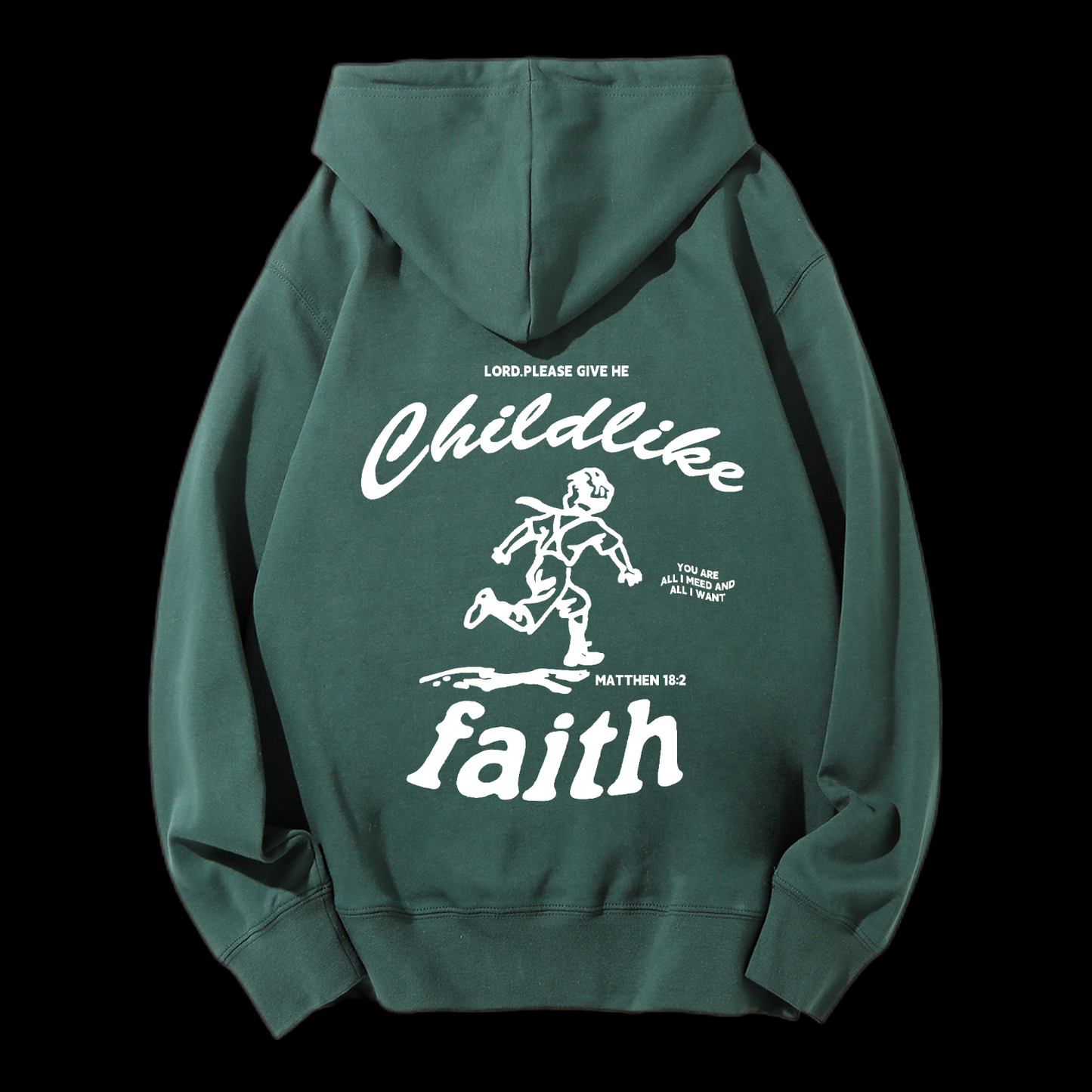 Childlike Drawstring Hoodie