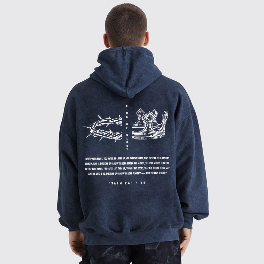 King Of Glory Washed Hoodie