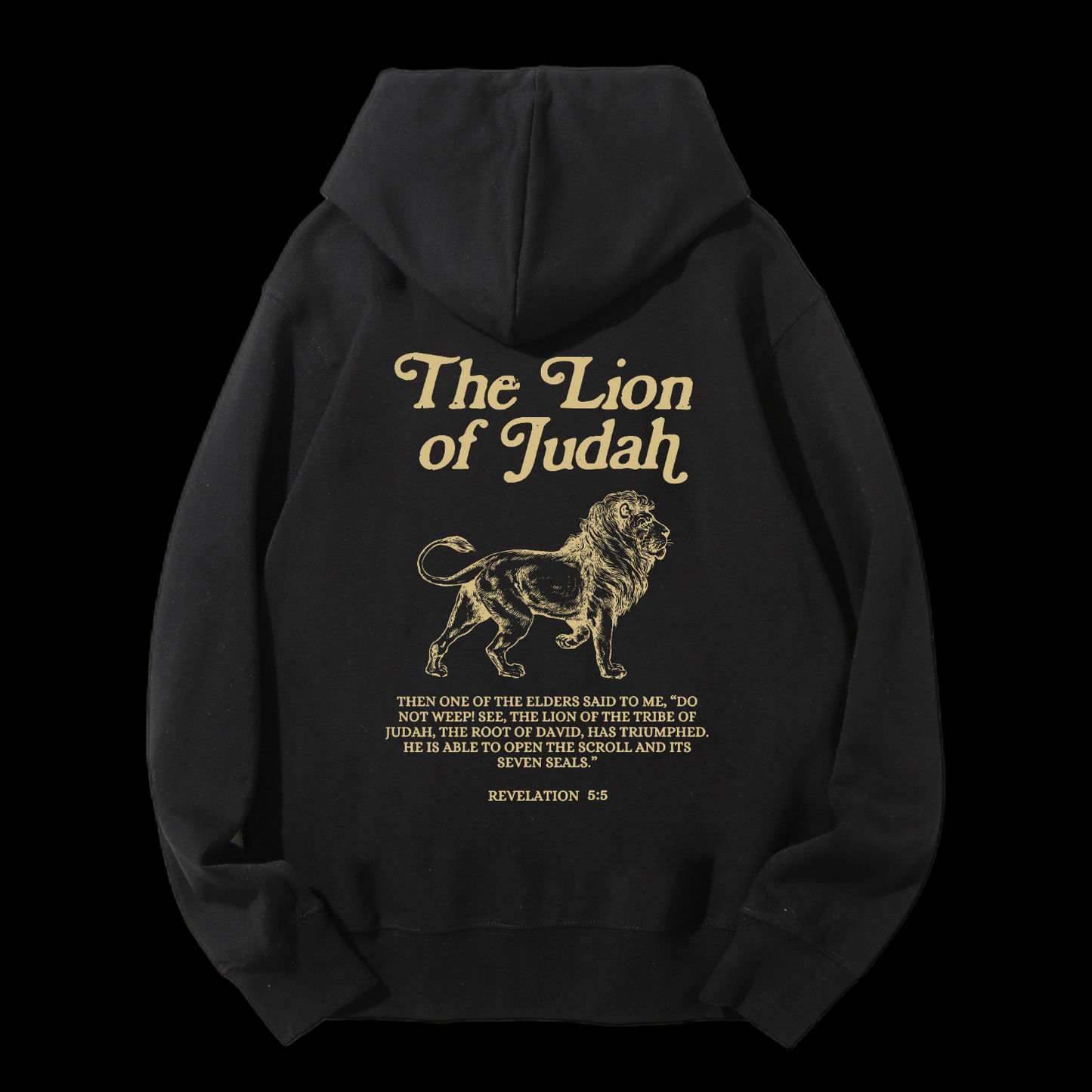 The Lion Of Judah Drawstring Hoodie