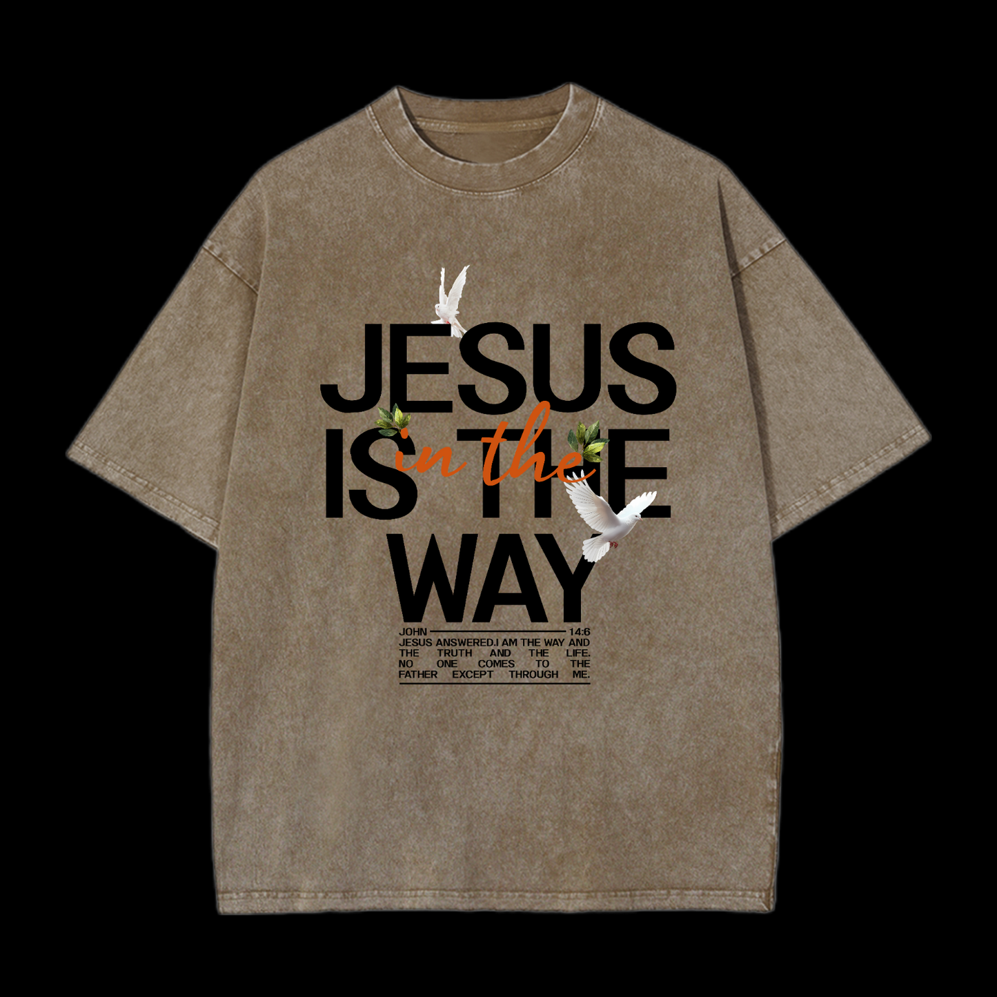 Jesus Is In The Way Washed T-Shirt