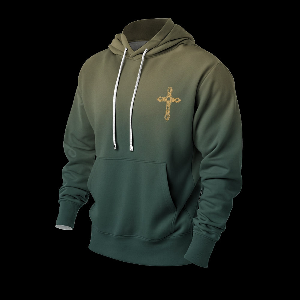 Cristo Salva Printed Drawstring Hoodie
