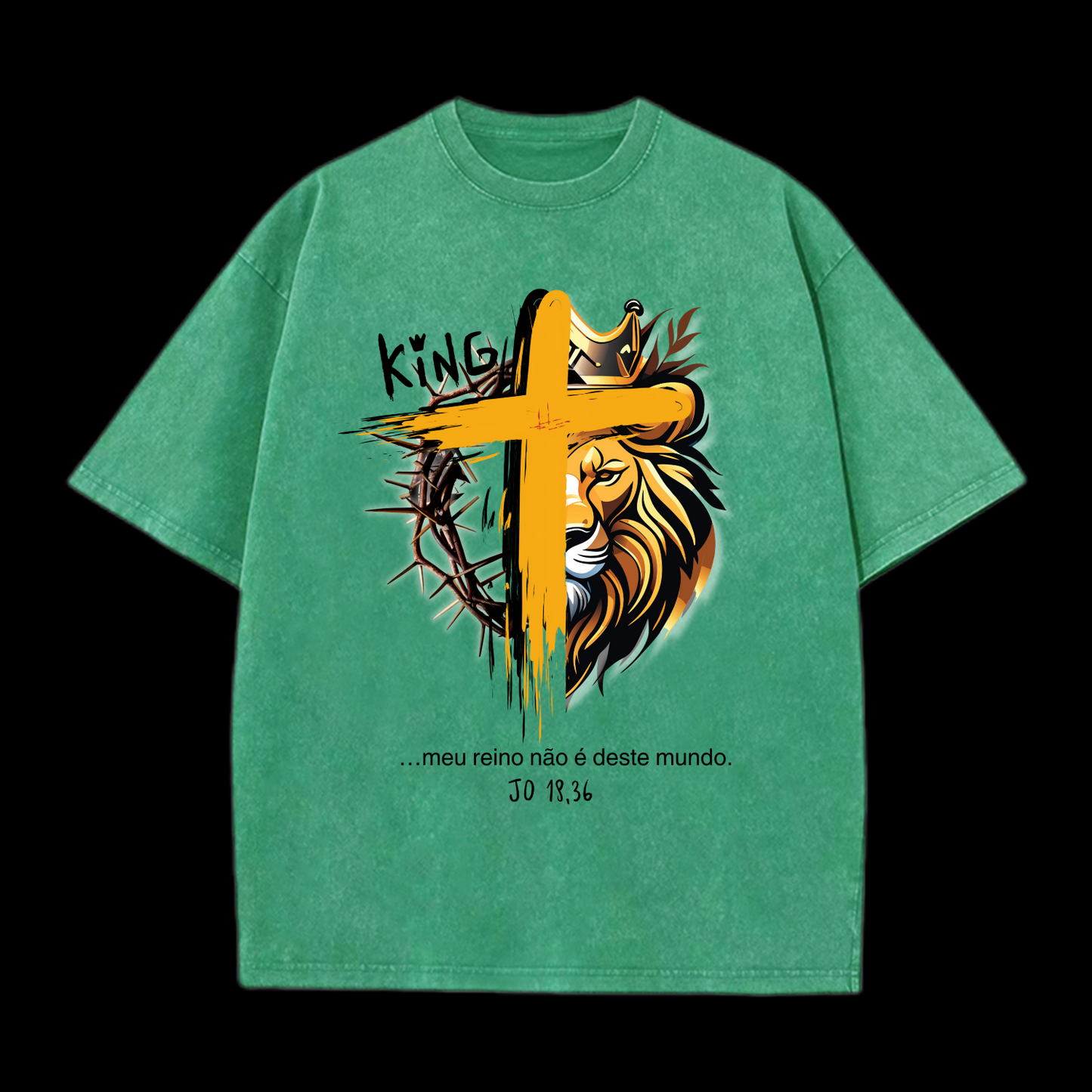 King Of Jesus Washed T-Shirt