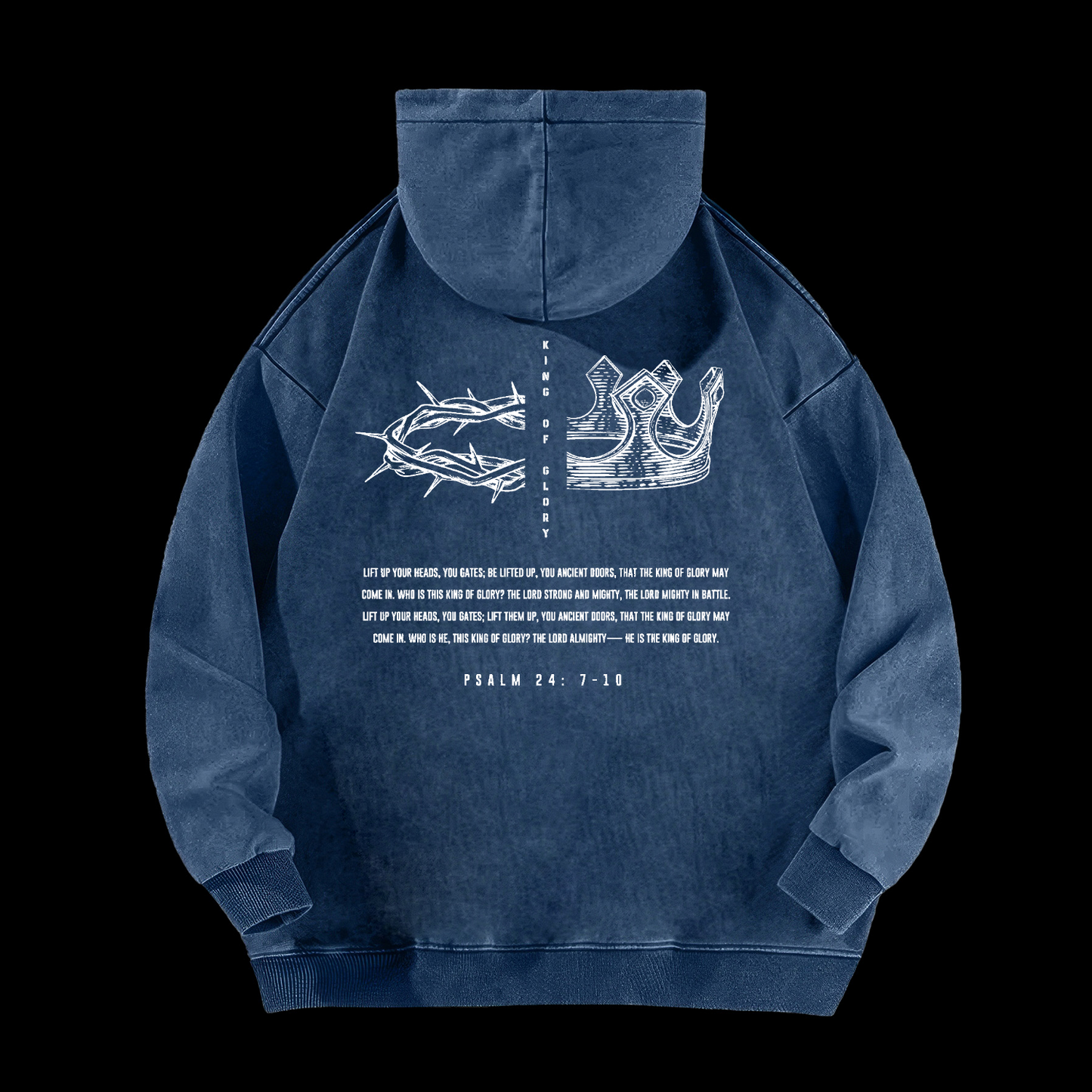 King Of Glory Washed Hoodie