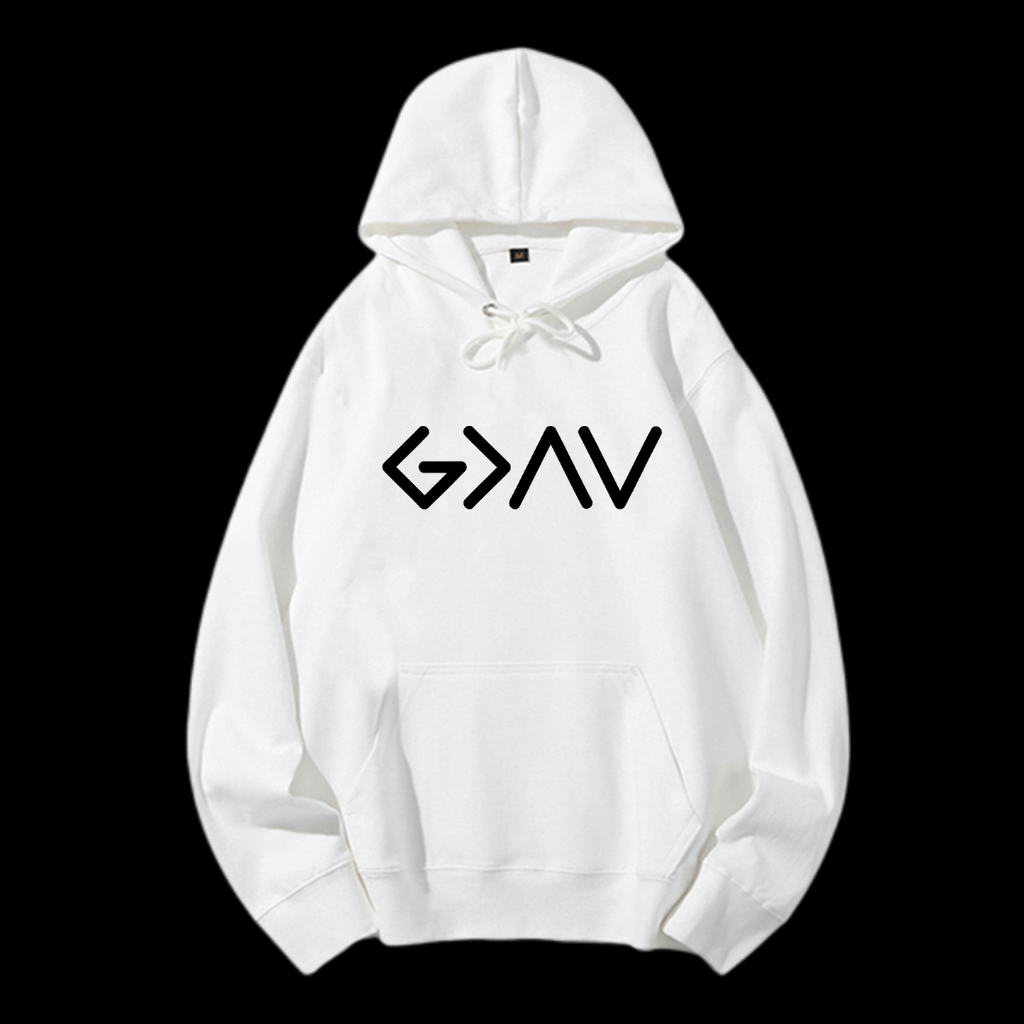God is Greater Than the Highs and Lows Drawstring Hoodie