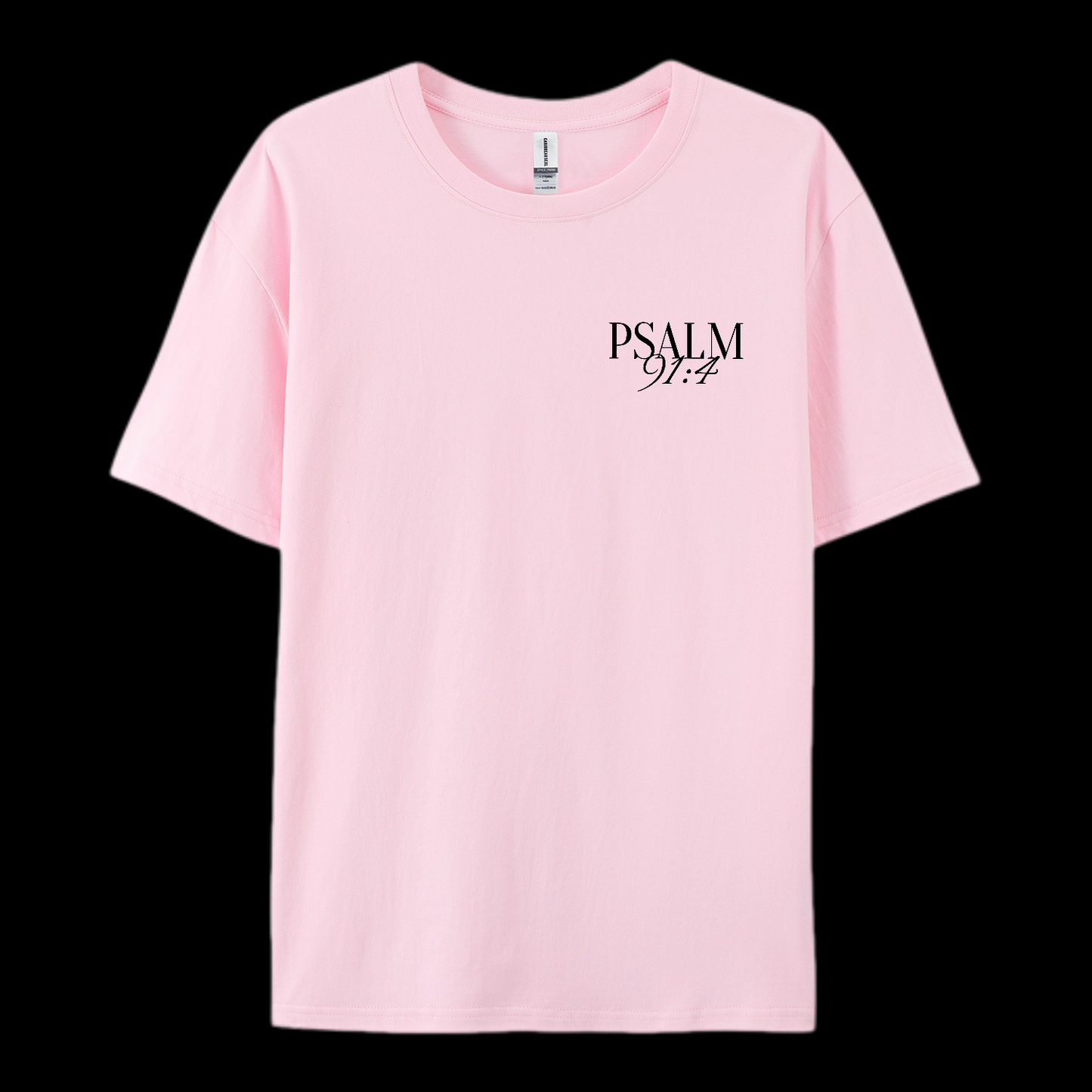 Psalm 91:4 Cotton T-Shirt